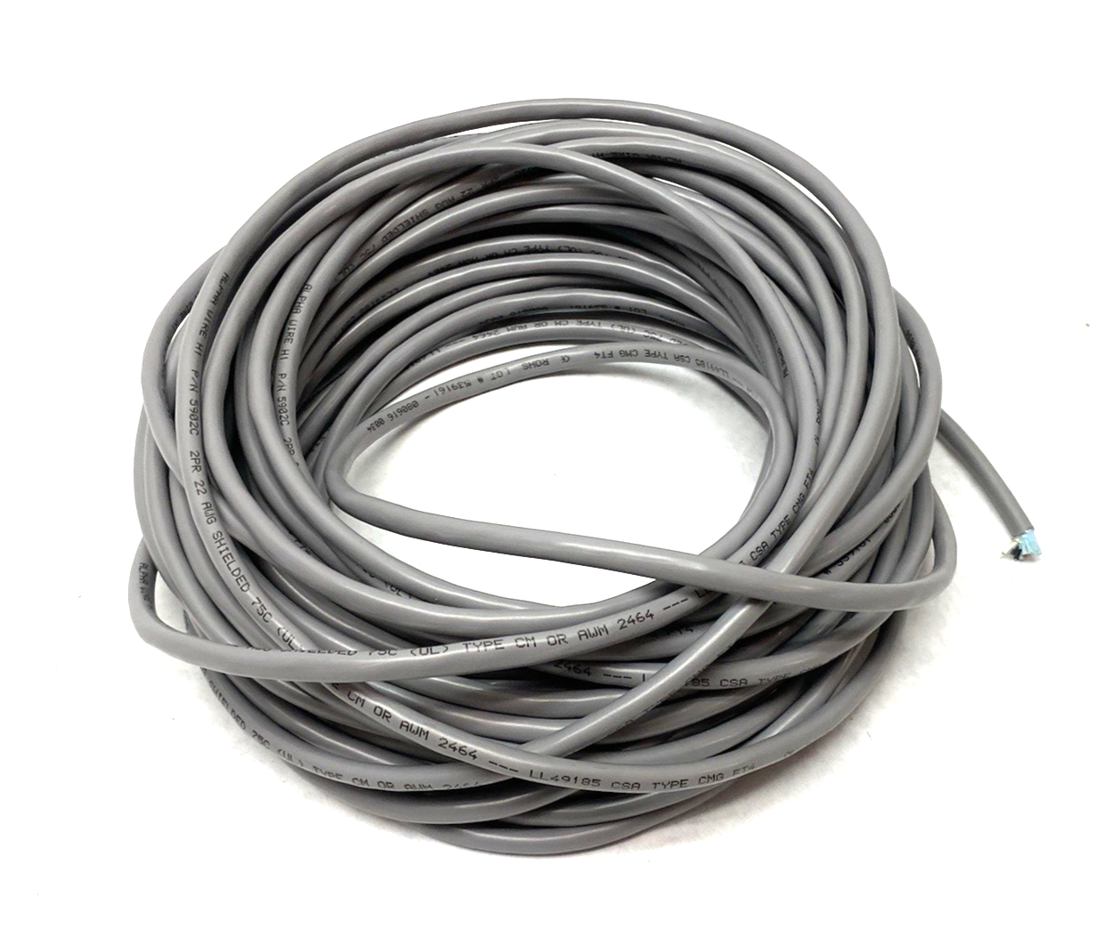 5902C | Alpha Wire Communication & Control Cable 22AWG 2-Pair ABOUT 65' LENGTH - New Other - Maverick Industrial Sales