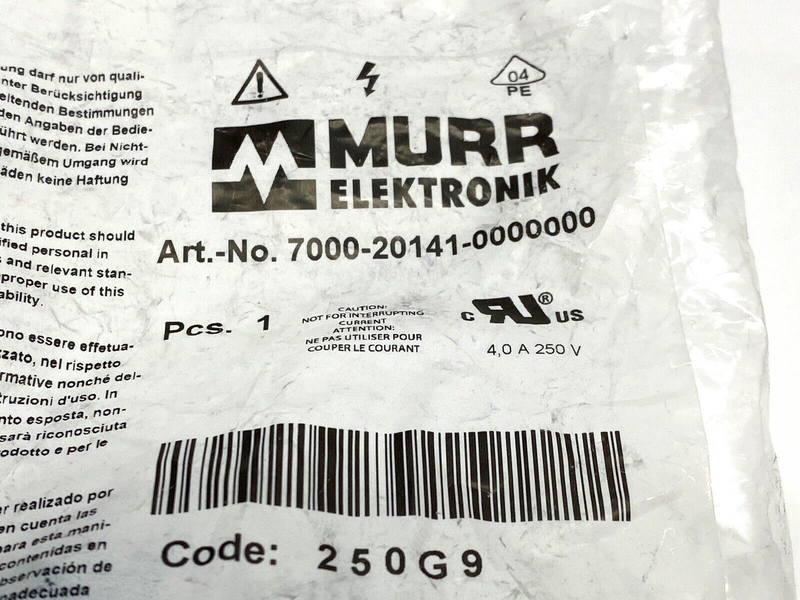 Murrelektronik 7000-20141-0000000 M12 Female Connector - Maverick Industrial Sales