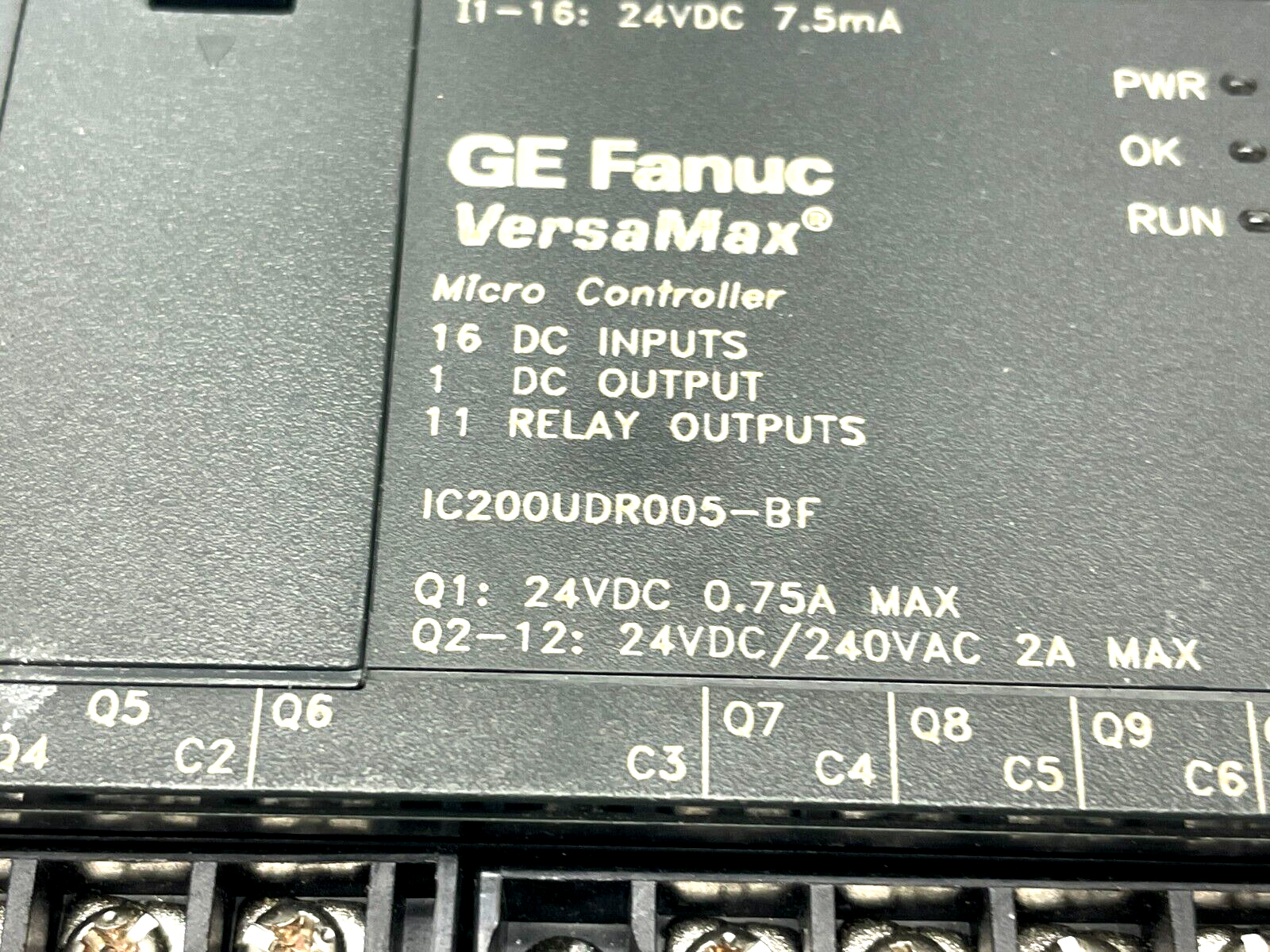 IC200UDR005-BF | GE Fanuc VersaMax Micro Controller - For parts or not working - Maverick Industrial Sales