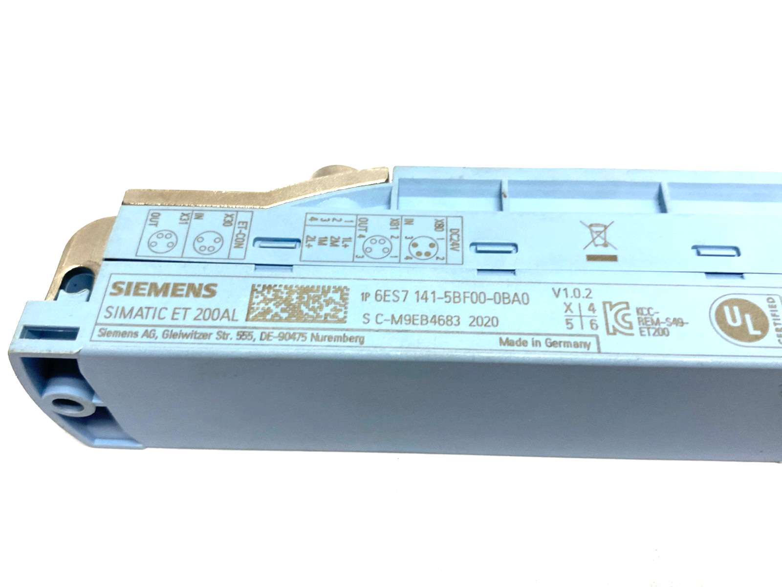 Siemens 6ES7 141-5BF00-0BA0 SIMATIC ET 200AL 8-Port Digital Input Module 24VDC - Maverick Industrial Sales