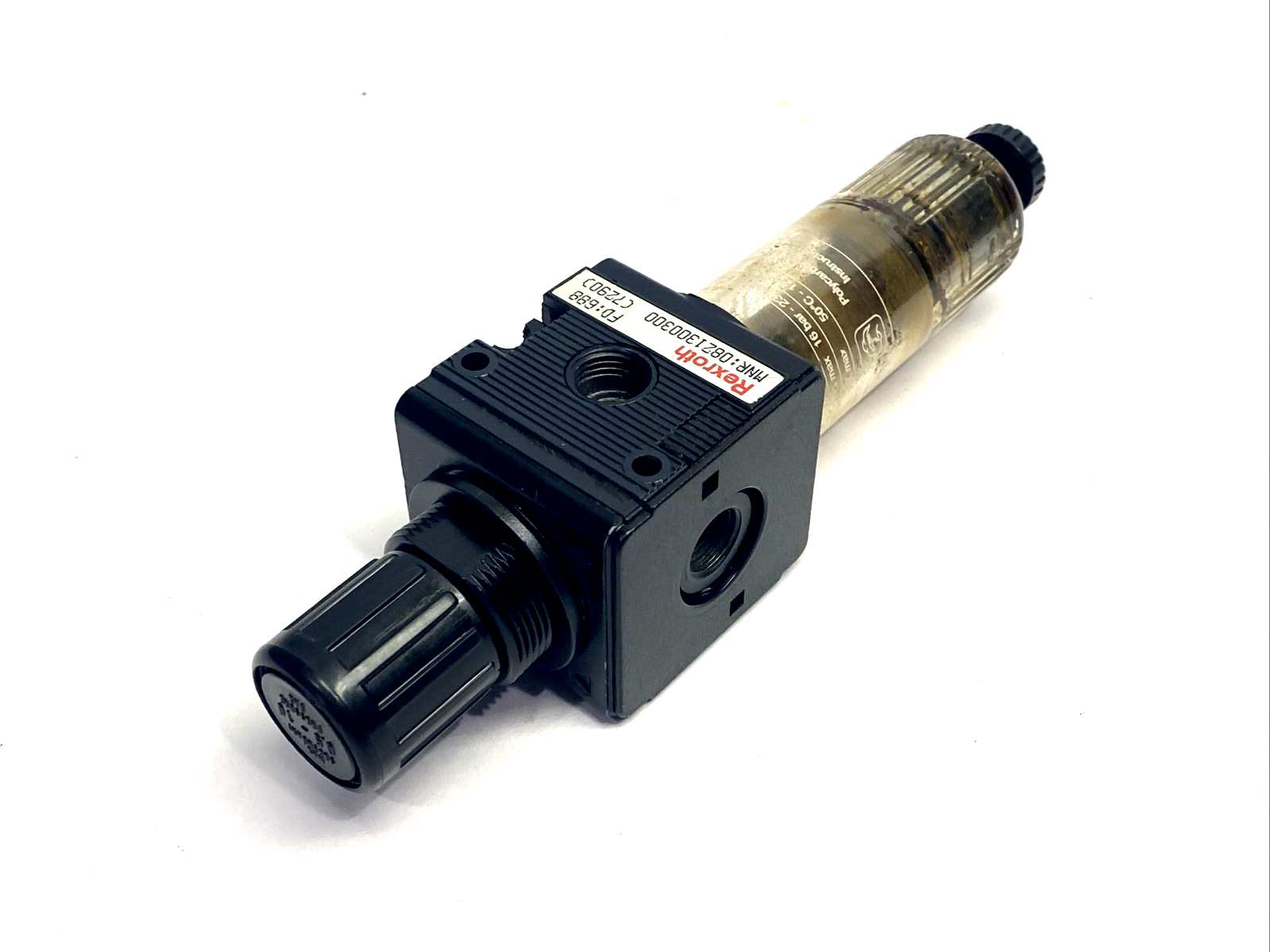 0821300300 | Bosch Rexroth Pneumatic Filter Pressure Regulator G 1/4 - Used - Maverick Industrial Sales