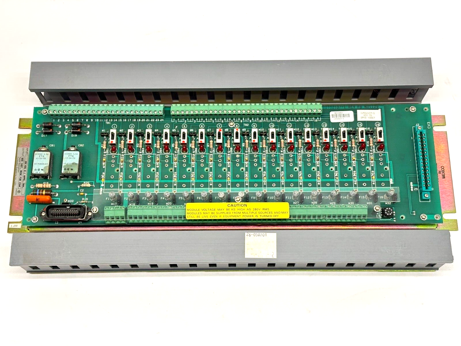 1733FZ14000B | ABB Taylor 1733FZ14000B Mod 30 Interposing Relay Panel