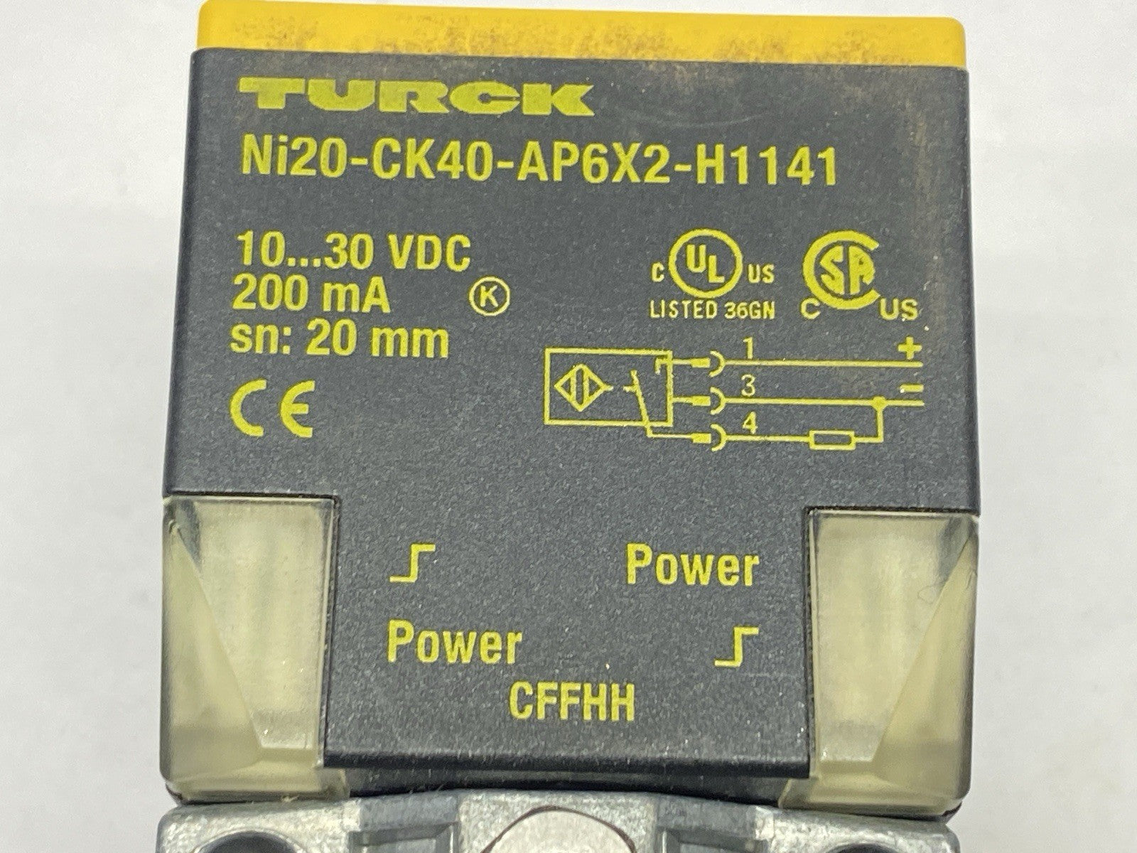 Turck Ni20-CK40-AP6X2-H1141 Inductive Proximity Sensor 16252 - Maverick Industrial Sales
