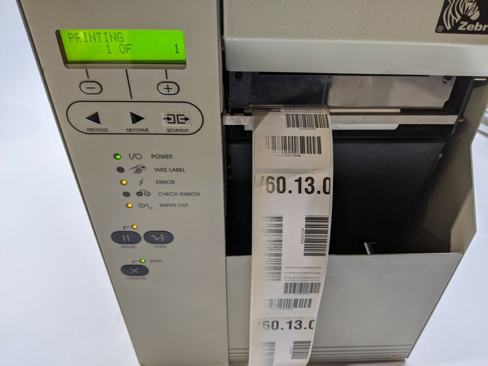 Zebra 105SL Label Printer 10500-3001-0000 Needs new print head - Maverick Industrial Sales