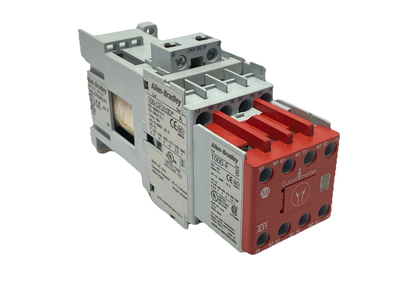 Allen Bradley 700S-CF620DJC Ser A Safety Control Relay 25A 600VAC 24VDC Coil - Maverick Industrial Sales