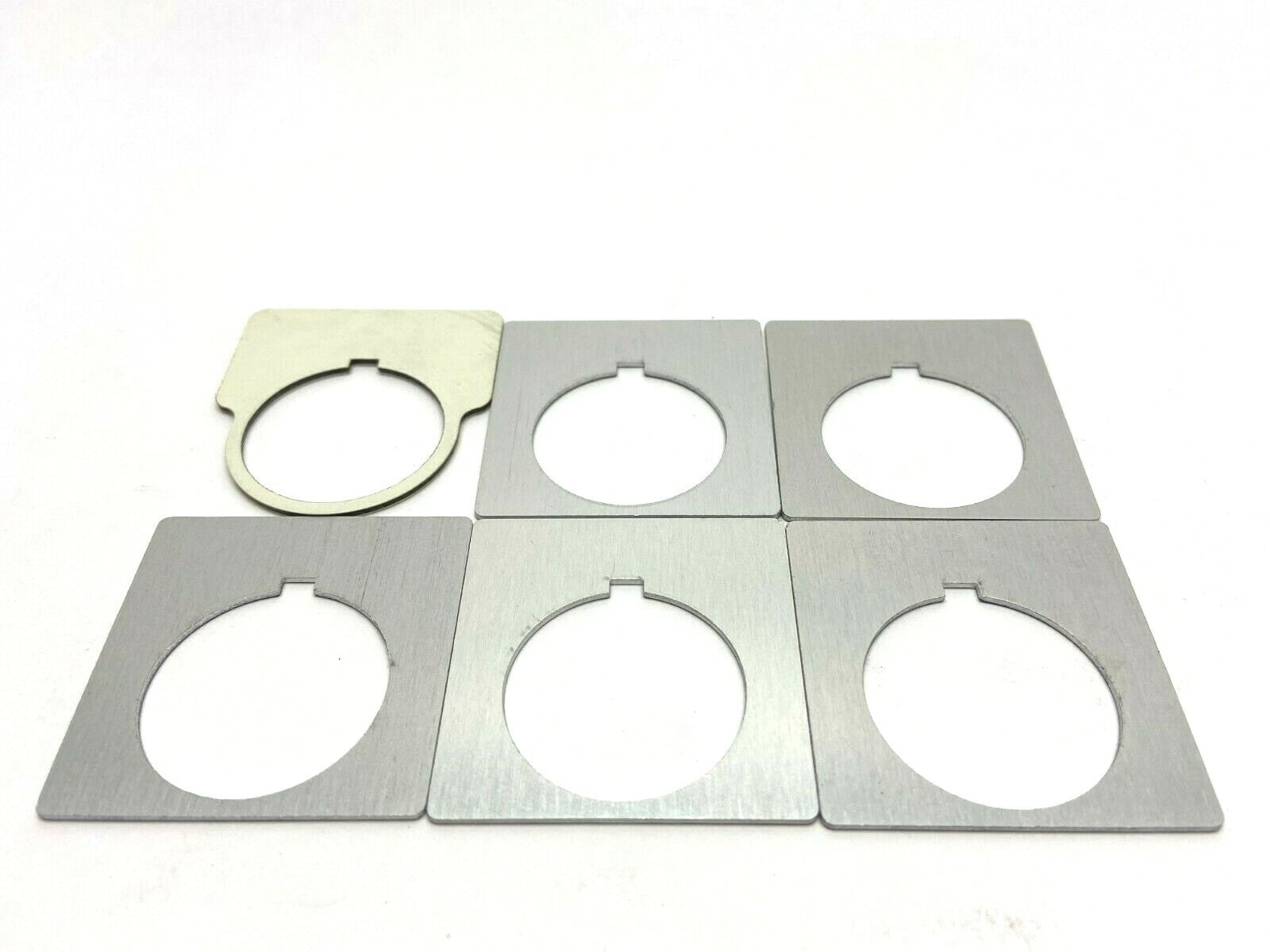 30mm Pushbutton Switch Plate "Jog" LOT OF 6 - Maverick Industrial Sales
