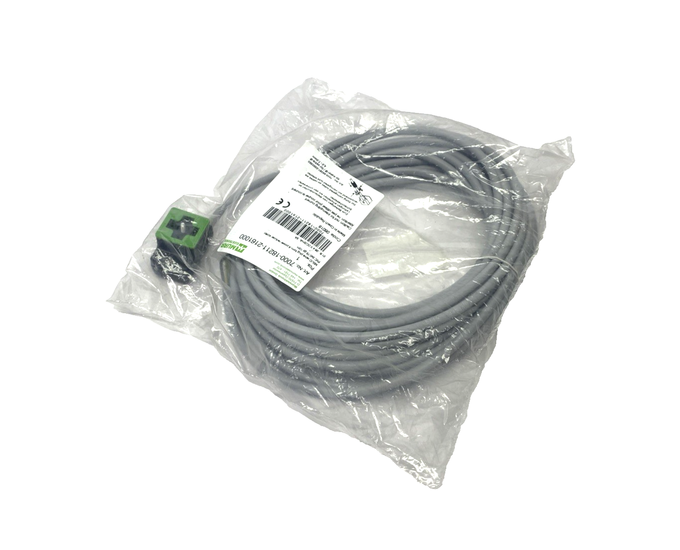 Murr Elektronik 7000-18211-2161000 MSUD Valve Plug A-18mm w/Cable 10m - Maverick Industrial Sales