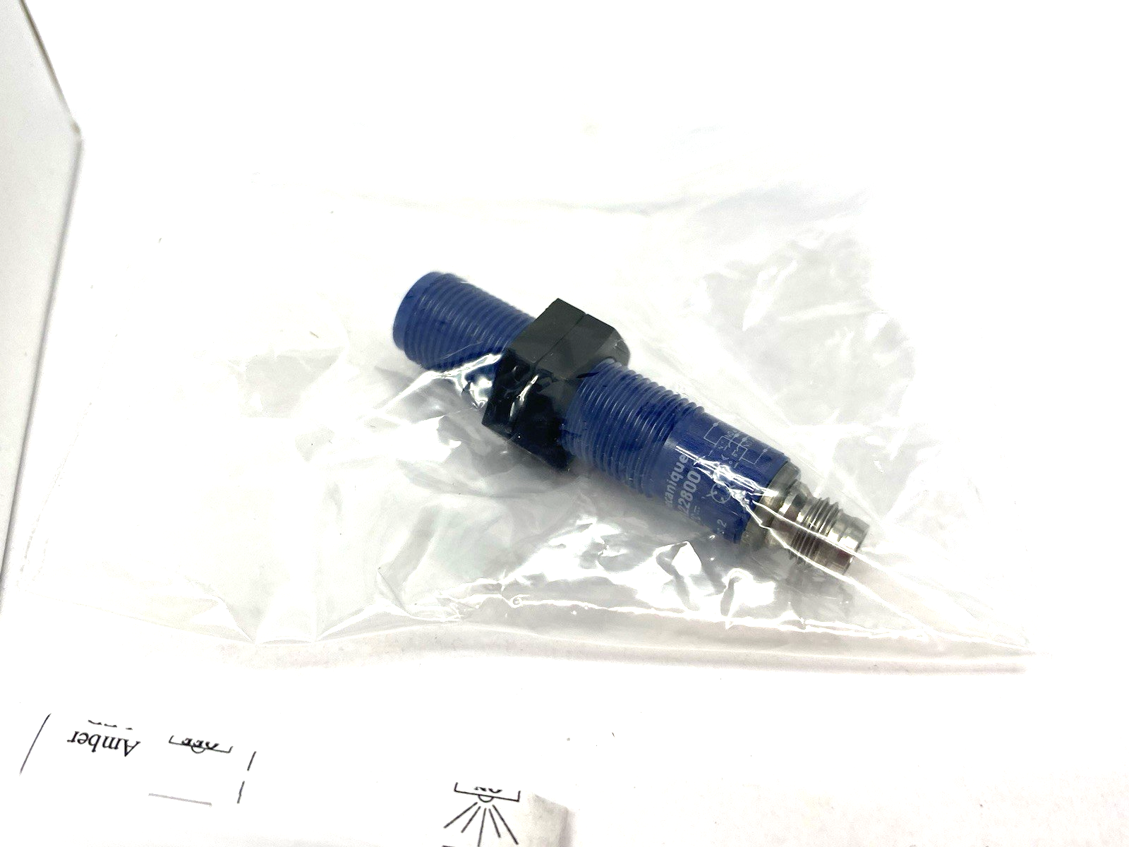 Telemecanique SM350A22800 Ultrasonic Sensor, Discrete, 12 mm Barrel, 12-24 VDC - Maverick Industrial Sales