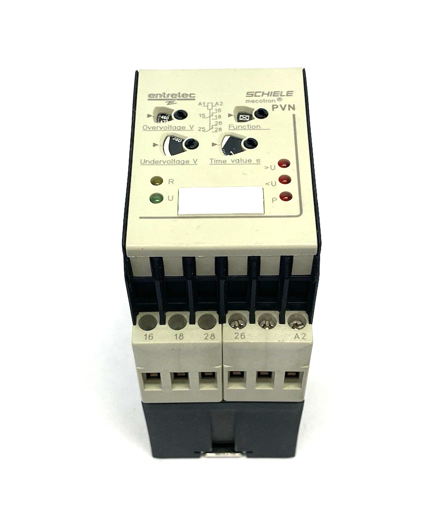 2.450.302.15 | Entrelec Schiele PVN mecotron® Phase Monitoring Relay 3-Phase seq. - Used - Maverick Industrial Sales