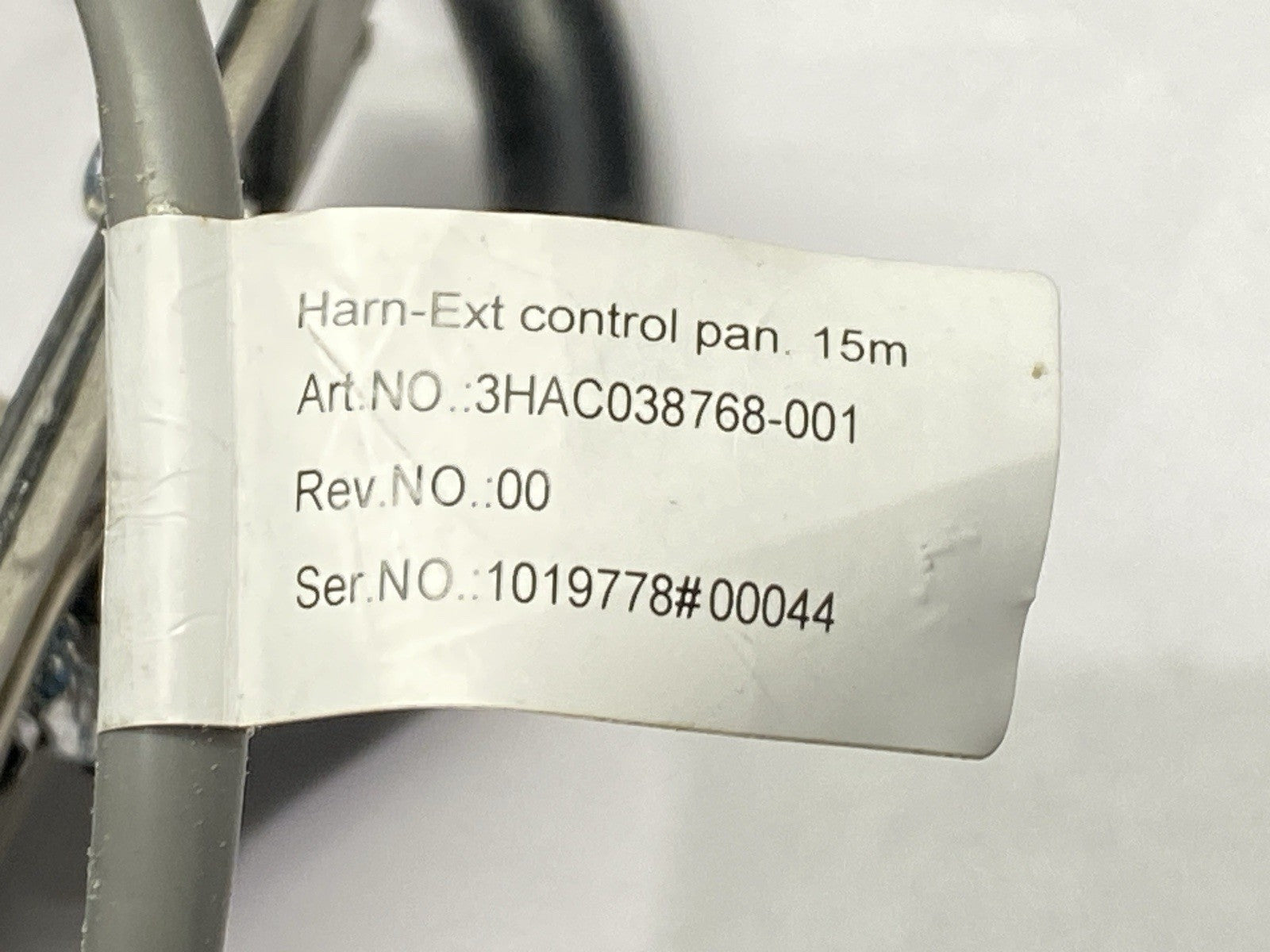 3HAC038768-001 | ABB Harness Extension Control Panel Assembly - Used - Maverick Industrial Sales