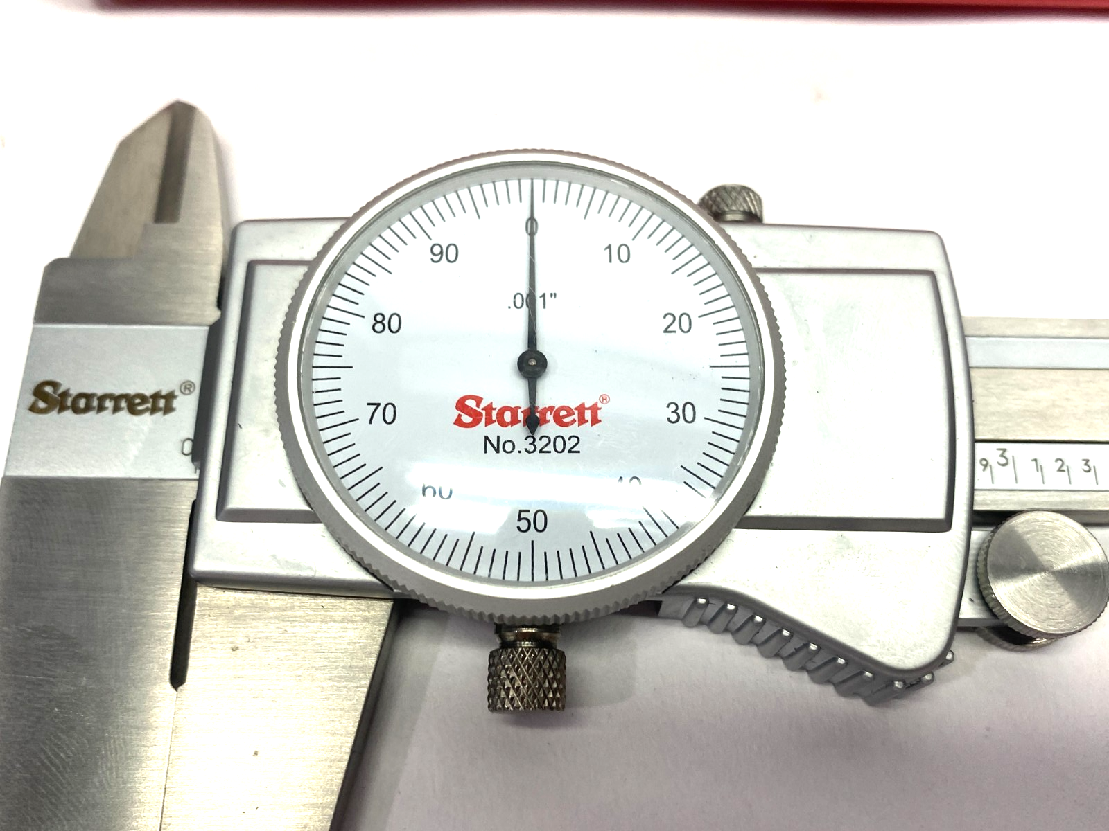 Starrett 3202-12 Graduation Dial Caliper 0-12", .001" - Maverick Industrial Sales