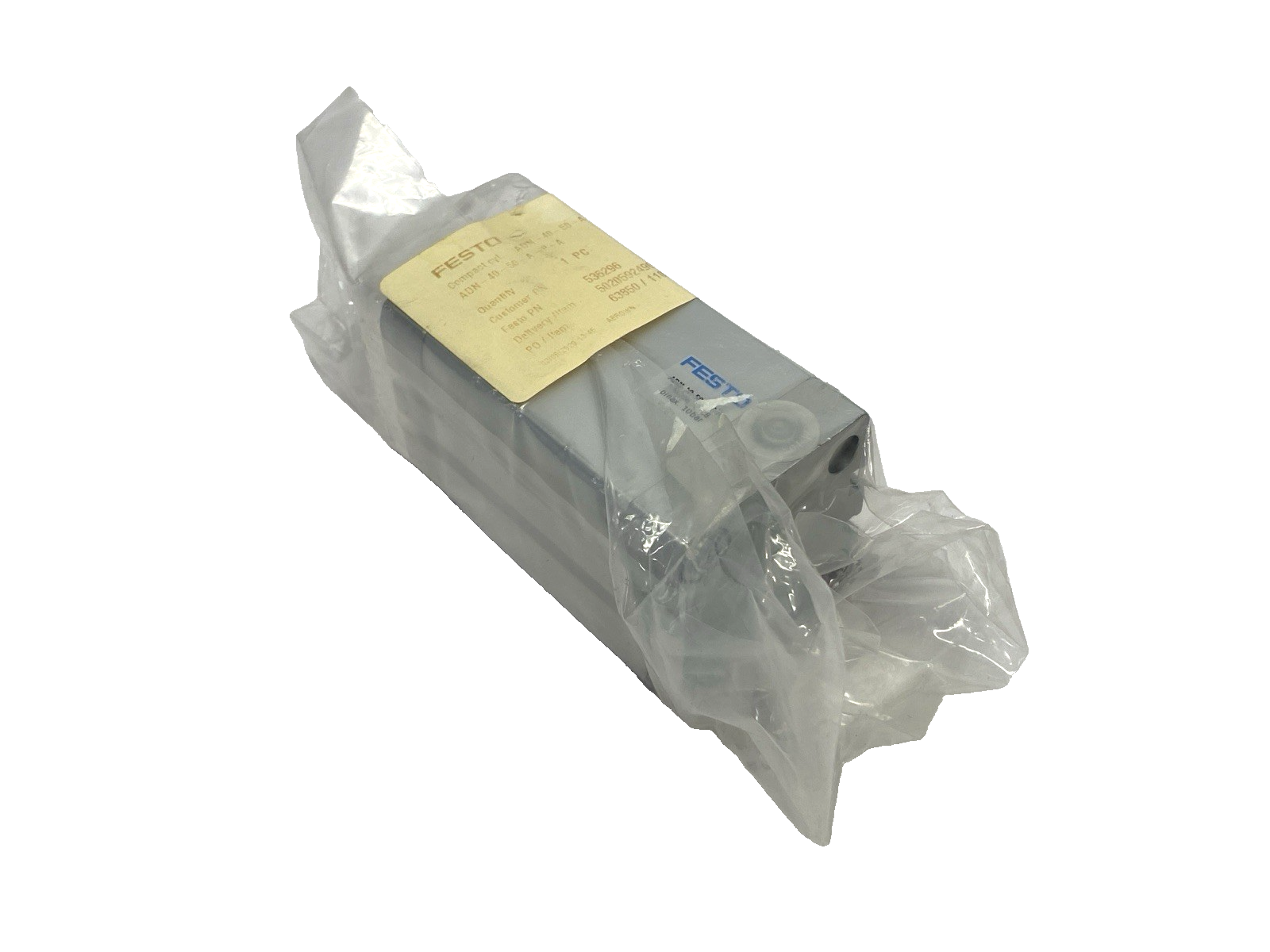 Festo ADN-40-50-A-P-A Compact Pneumatic Cylinder 40mm Bore 50mm Stroke 536296 - Maverick Industrial Sales