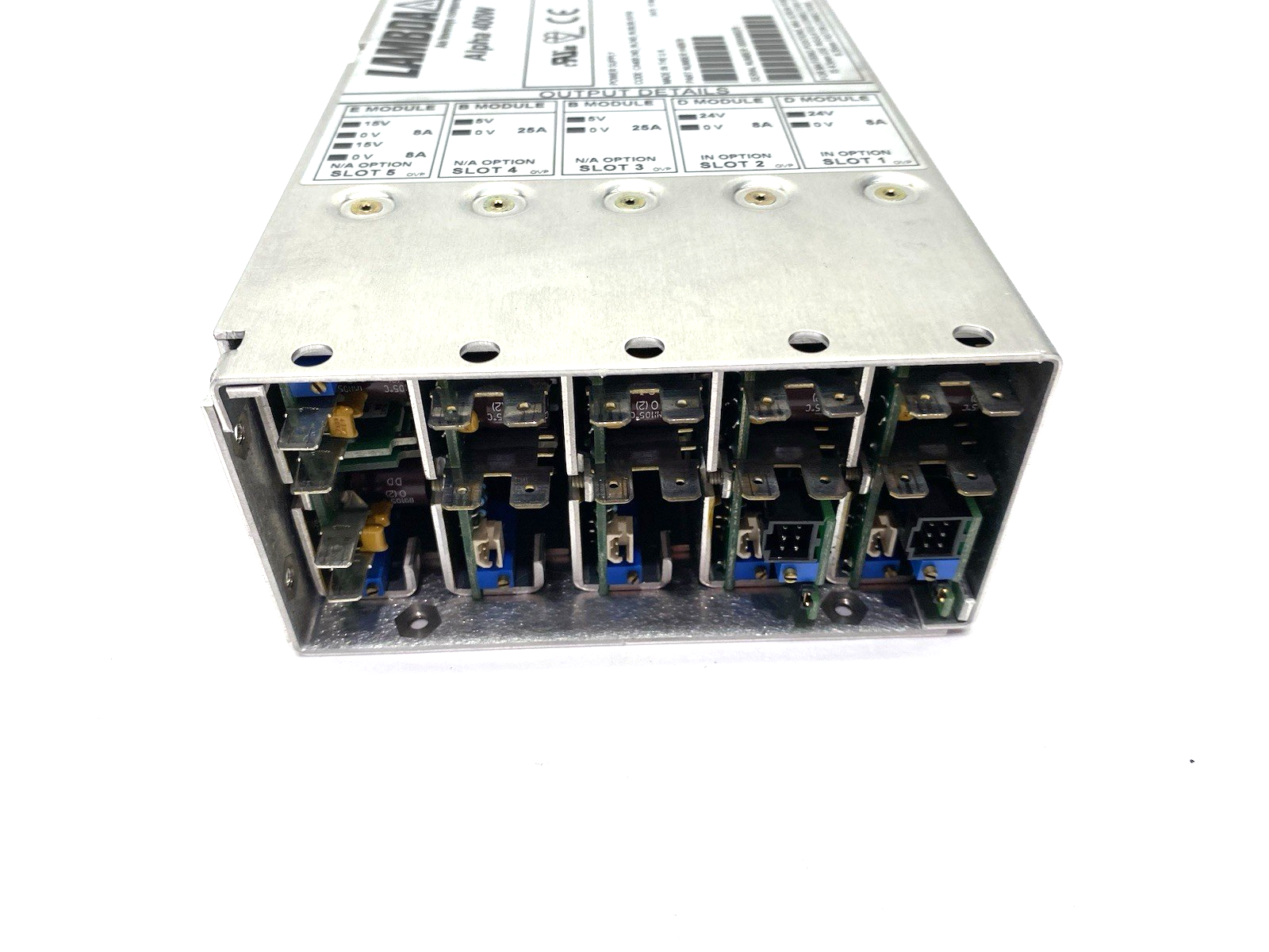 TDK Lambda H40678 Alpha 400W Power Supply CA400 24D_IN,24D_IN,5B,5B,15/15E - Maverick Industrial Sales