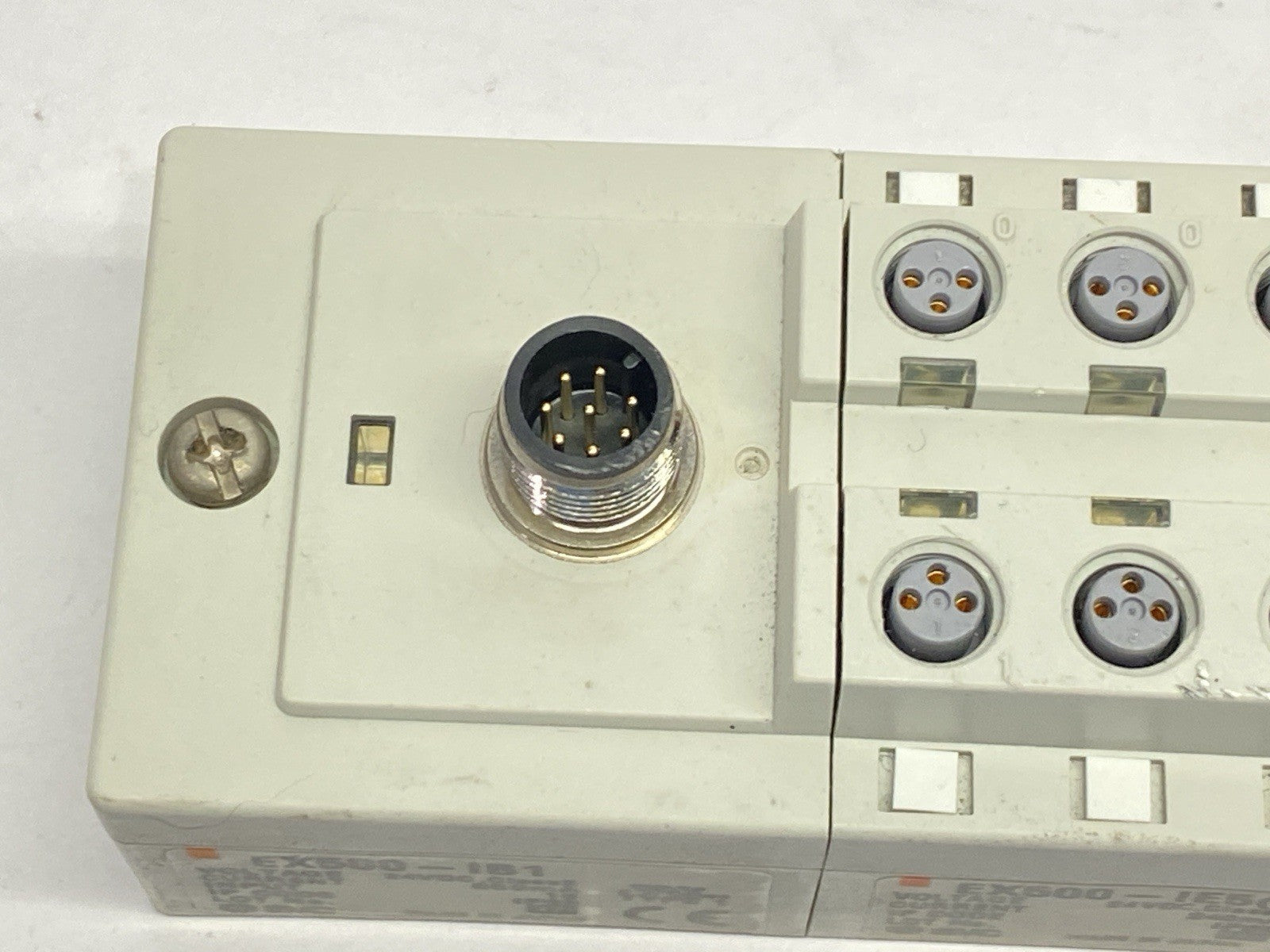SMC EX500-IB1 DeviceNet Input Base Unit w/ 2x EX500-IE5 Input Block 8x M8 3-Pin - Maverick Industrial Sales