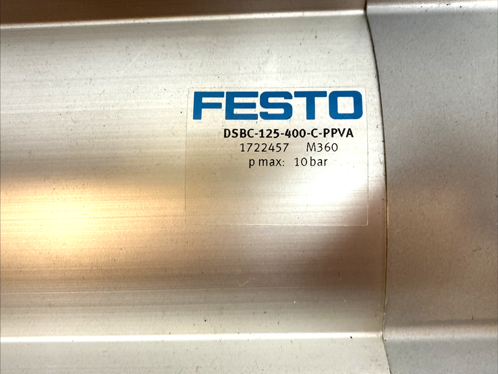 FESTO DSBC-125-400-C-PPVA ISO Cylinder Double Acting 10722457 - Maverick Industrial Sales