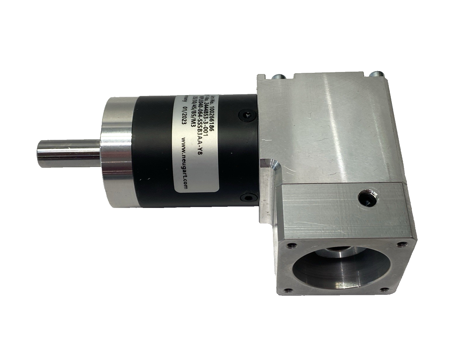 Neugart WPLE040-064-SSSB3AA-Y8/25/30/45/B5/M3 Right-Angle Planetary Gearbox - Maverick Industrial Sales