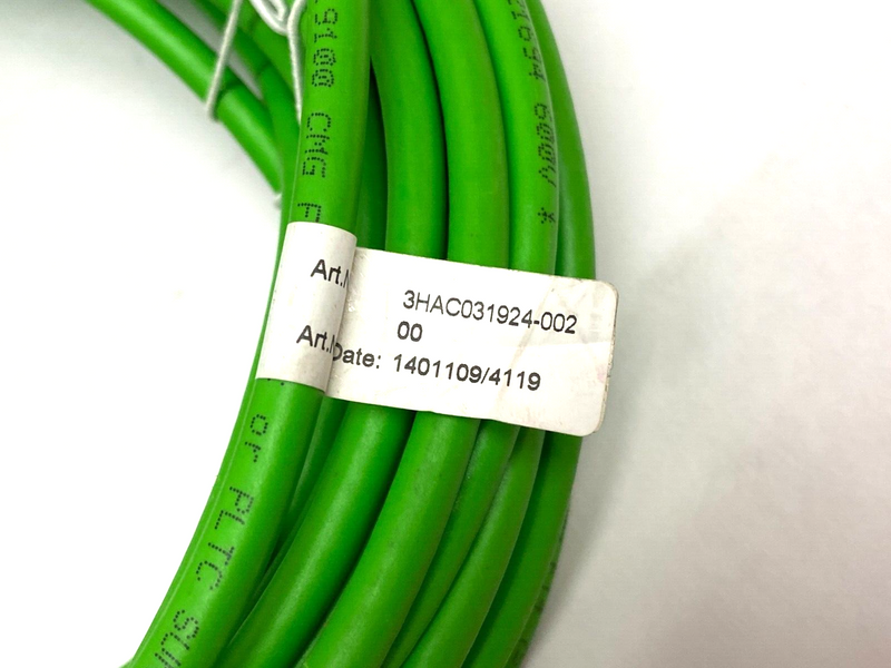 ABB 3HAC031924-002 ProfiNet Double Ended Cordset 4 Pin Male To Female 15m Length - Maverick Industrial Sales