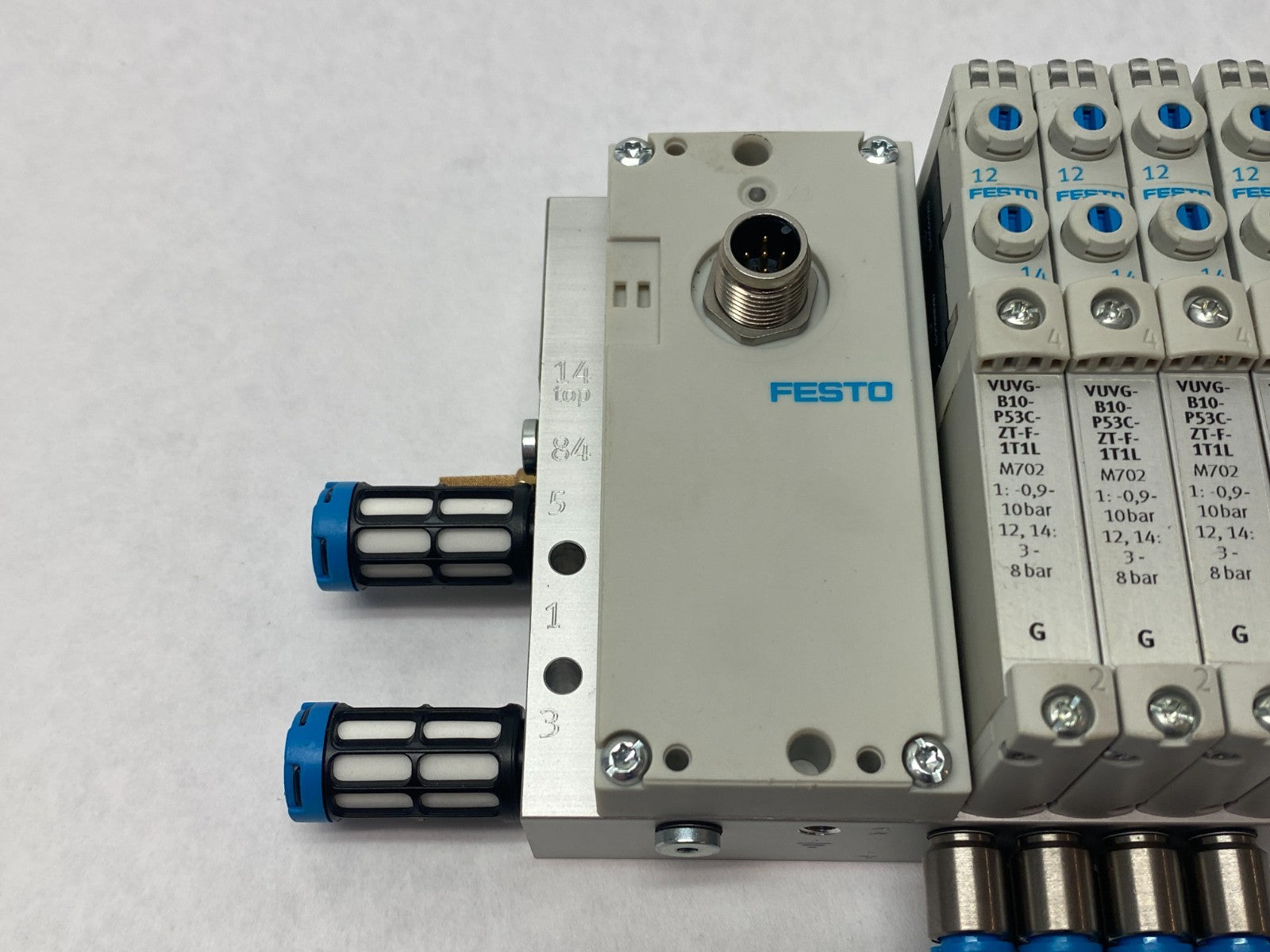 Festo VTUG-10-VRLK-B1T-G18L-UL-Q6S-4G Valve Manifold Terminal 573606 - Maverick Industrial Sales