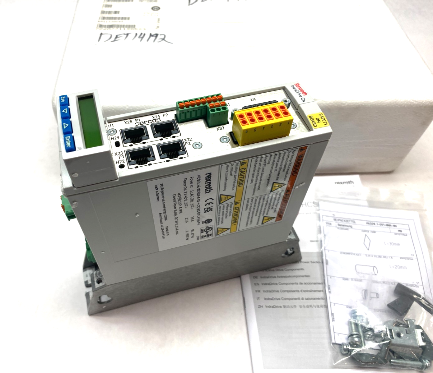 Bosch Rexroth R911338049 Comp. Converter HCS01.1E-W0008-A-03-A-CC-EC-ET-L4-NN-FW - Maverick Industrial Sales