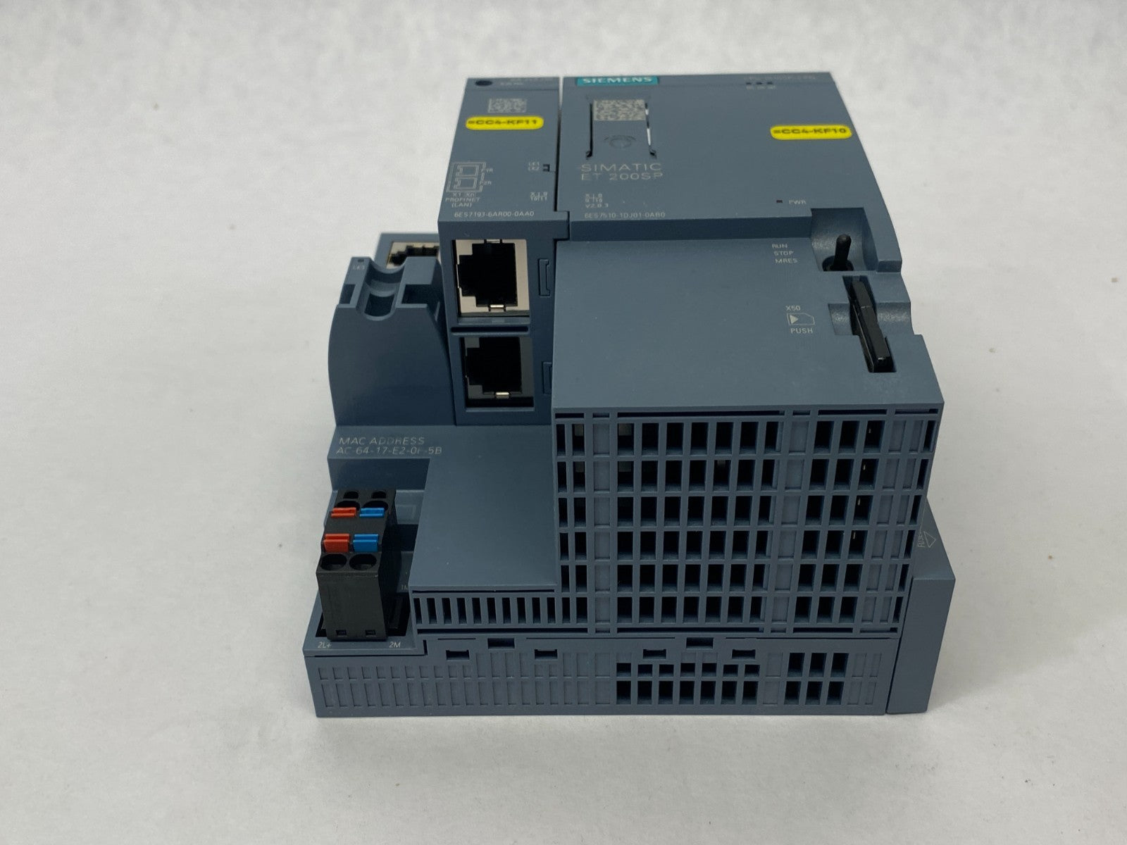 Siemens 6ES7510-1DJ01-0AB0 SIMATIC ET200SP Central Processing Unit 1510SP-1 PN - Maverick Industrial Sales