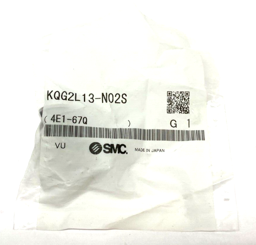 SMC KQG2L13-N02S Elbow Fitting 90-Degree 1/4" NPT Male to 1/2" Tube OD - Maverick Industrial Sales