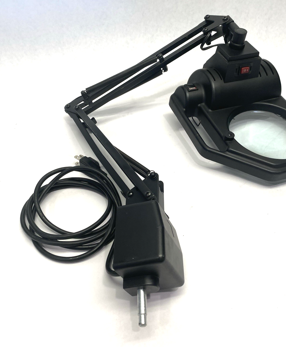 Electrix 7428 Desktop Standing Magnifying Light Lens, 3-Diopter 100W - Maverick Industrial Sales