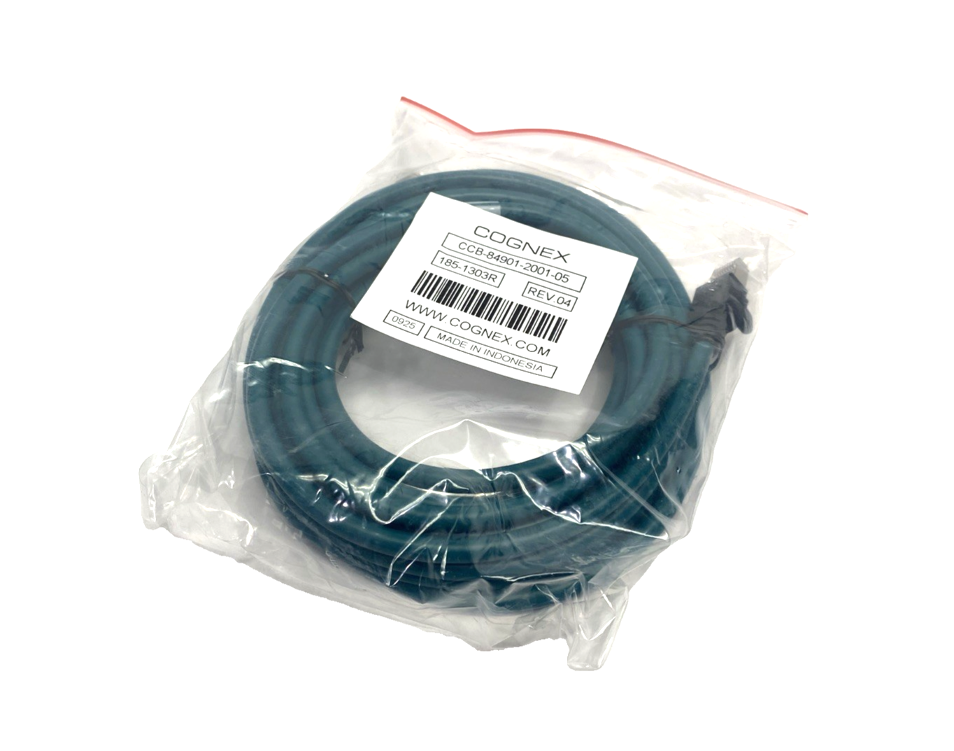 Cognex CCB-84901-2001-05 Rev. 04 Cordset M12 8-Pin Male To RJ45 5m 185-1303R - Maverick Industrial Sales