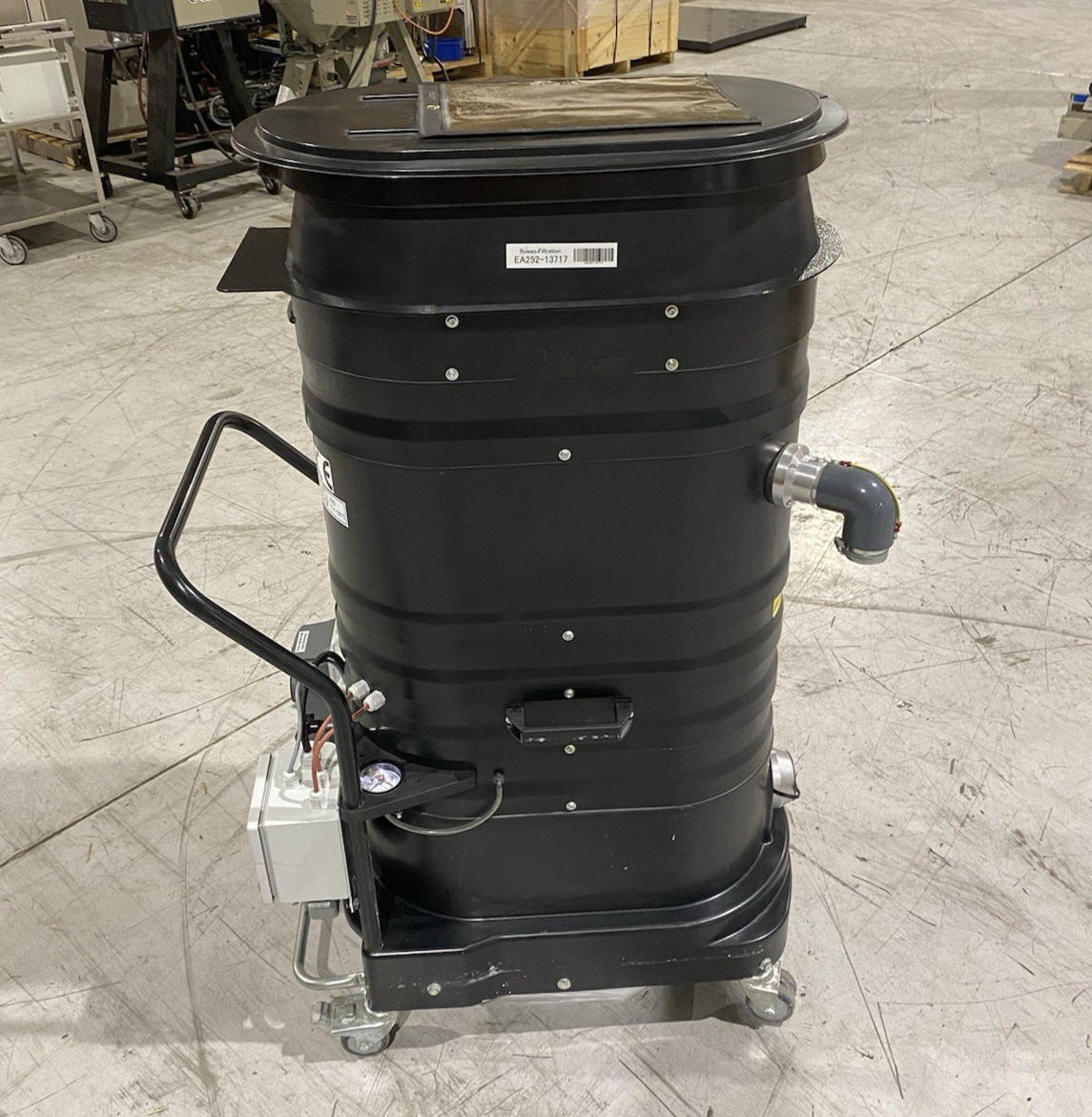 DS 1221-LS M | Ruwac Continuous Duty Industrial HEPA Vacuum 3HP 180CFM, Quiet Op. - Used - Maverick Industrial Sales