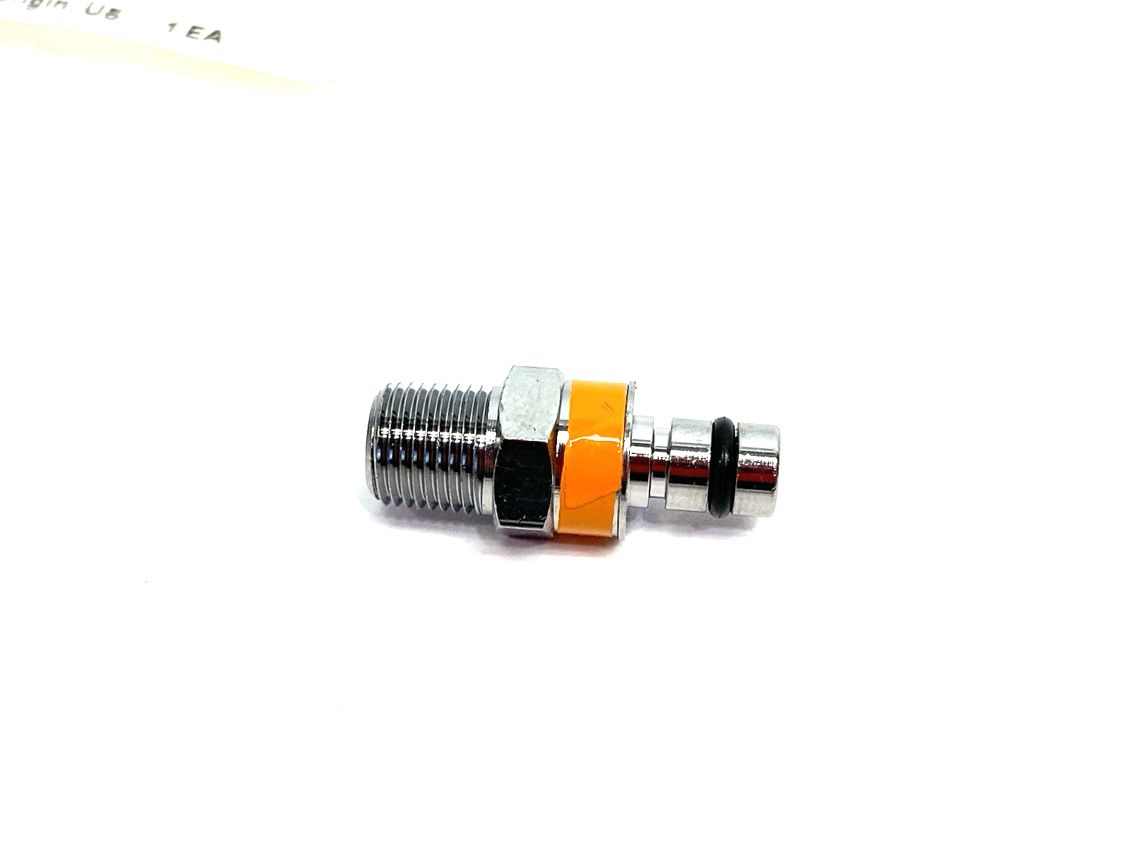 FT-MC24-02-K2 | Omega Chrome-Plated Brass Quick Coupling Insert, Orange, 1/8" NPT - New - Maverick Industrial Sales