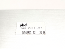 PHD SAH125X1-J4-M Compact Pneumatic Thruster Slide 25mm Bore 1" Stroke/Travel - Maverick Industrial Sales