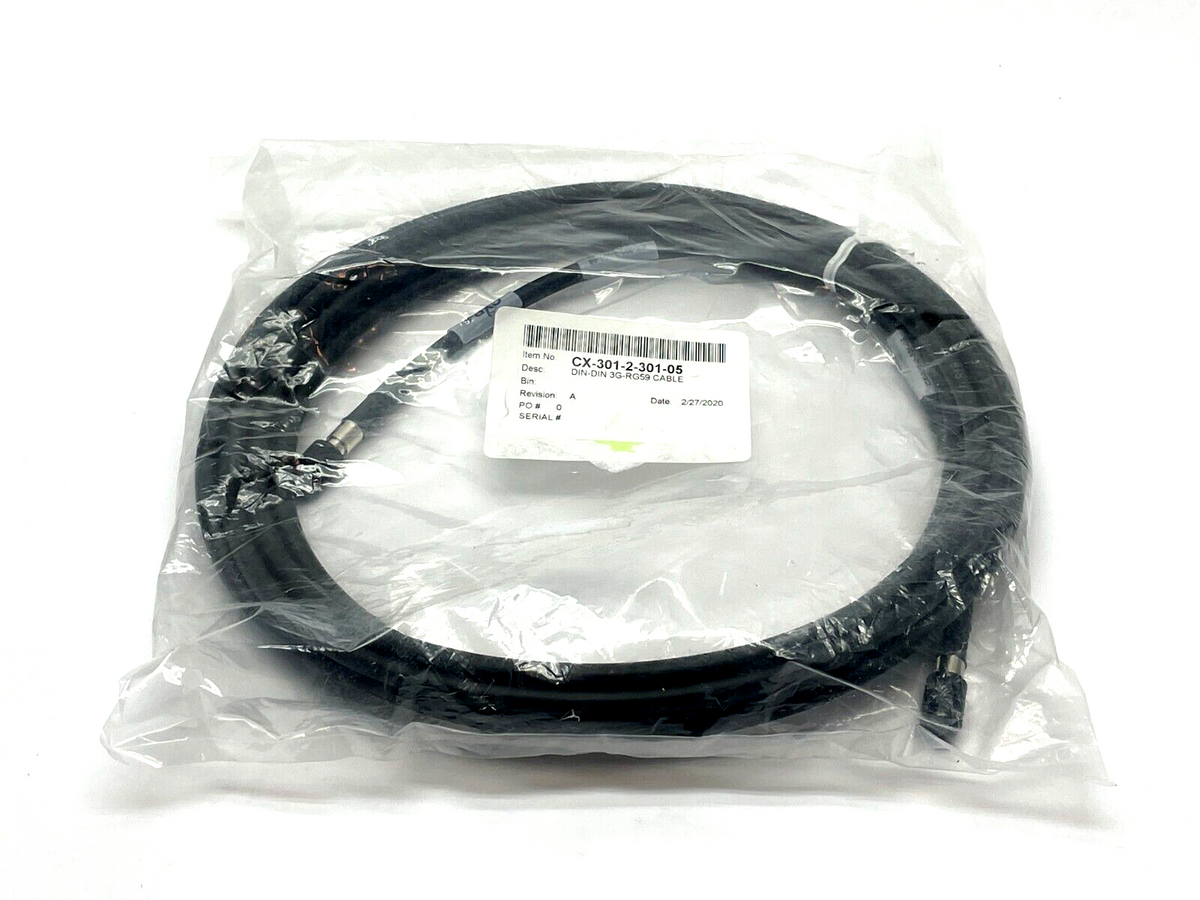 Components Express CX-301-2-301-05 Rev. A CoaXpress Cable 5m Length - Maverick Industrial Sales