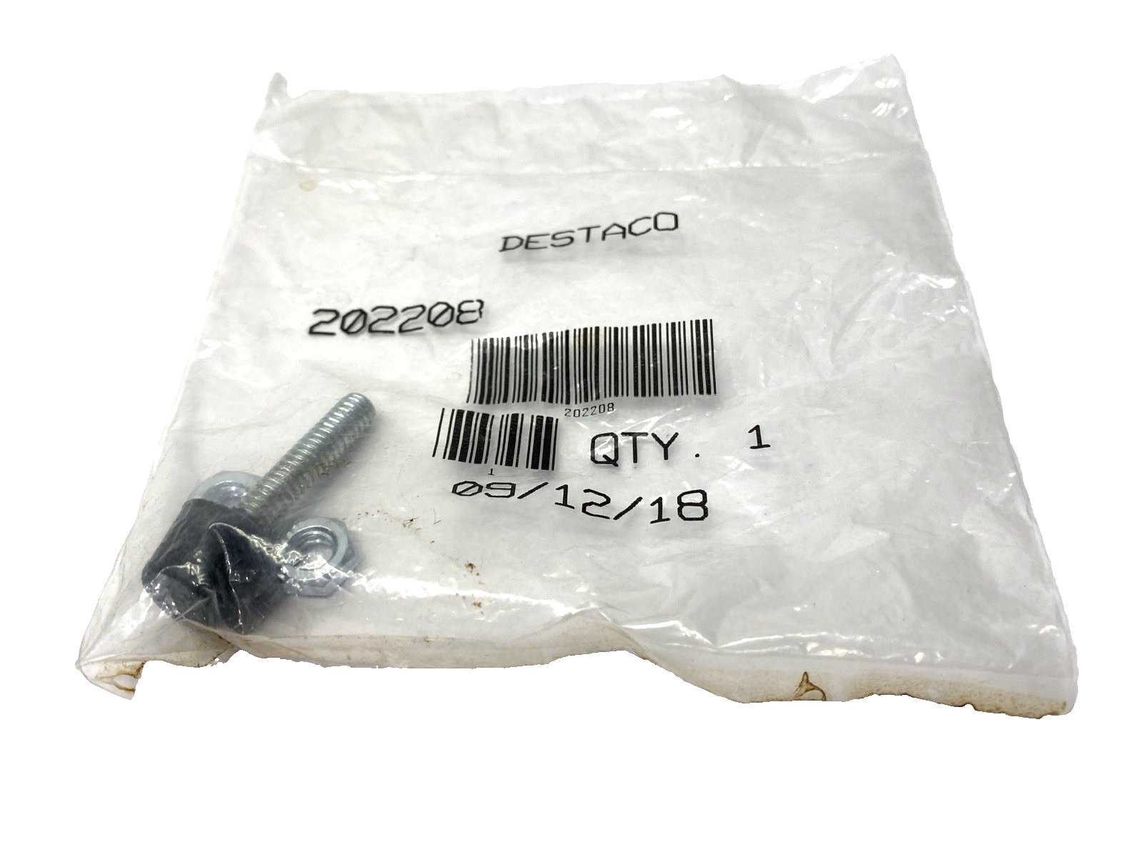 Destaco 202208 Black Flat-Tip Bonded Neoprene Spindle for Toggle Clamp LOT OF 5 - Maverick Industrial Sales