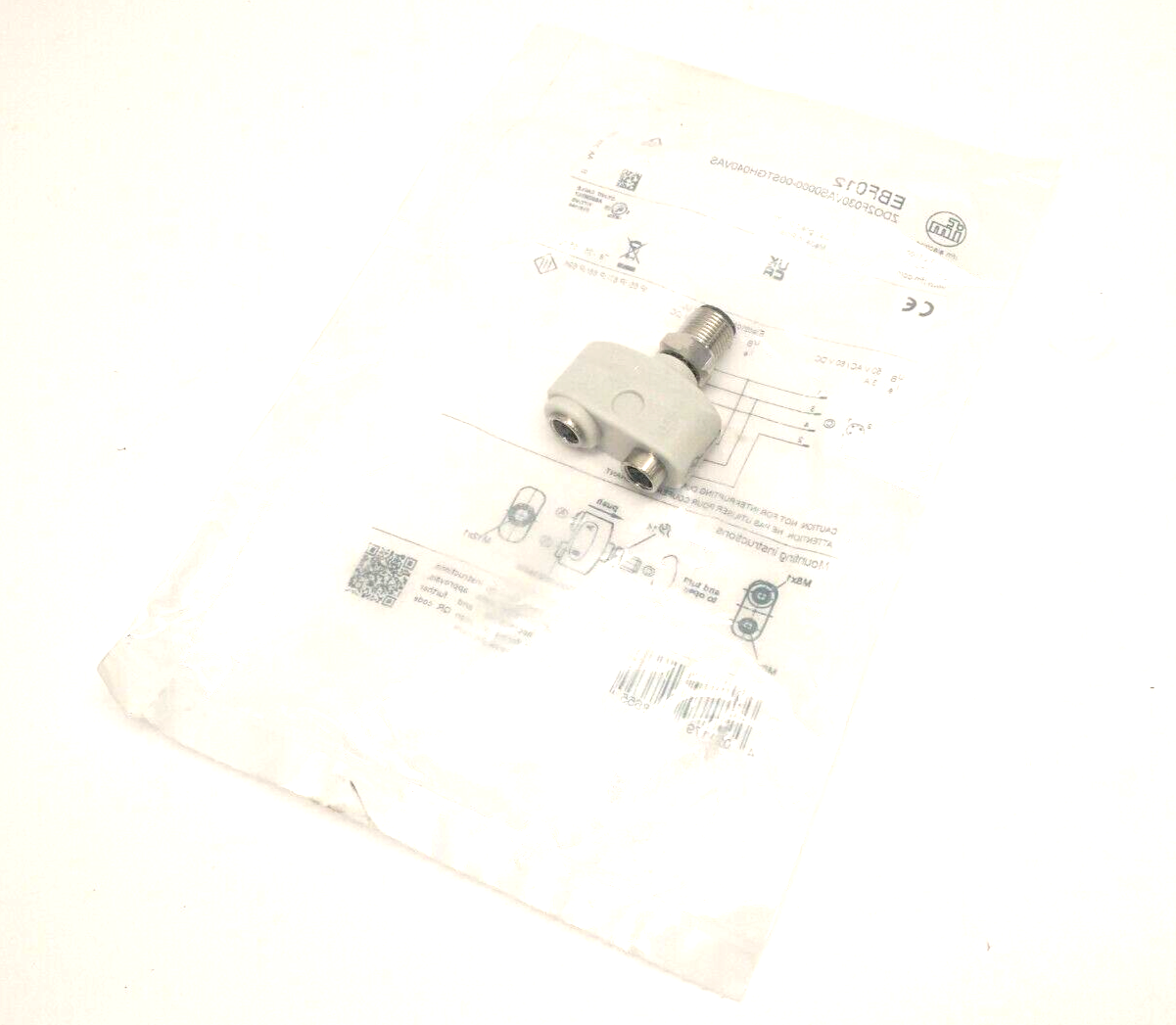 ZDO2F030VAS0000-00STGH040VAS, EBF012 | IFM EBF012 Y/T Splitter Connector M12 To M8 ZDO2F030VAS0000-00STGH040VAS - New - Maverick Industrial Sales
