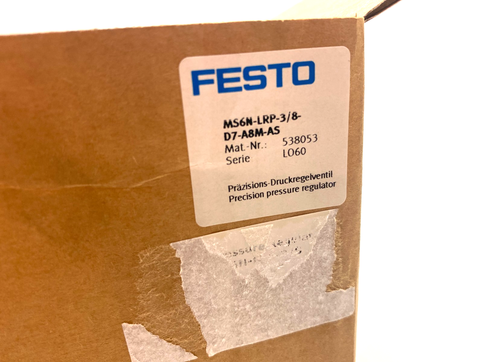 Festo MS6N-LRP-3/8-D7-A8M-AS Pressure Regulator 538053 - Maverick Industrial Sales