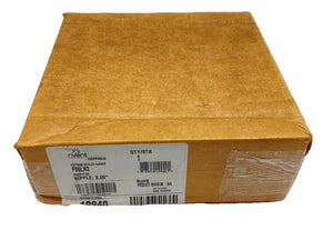 F66LN2 | Hoffman  nVent Wireway Nipple Lay-in Hinged Cover 6" x 6" x 2" Gray Steel - New