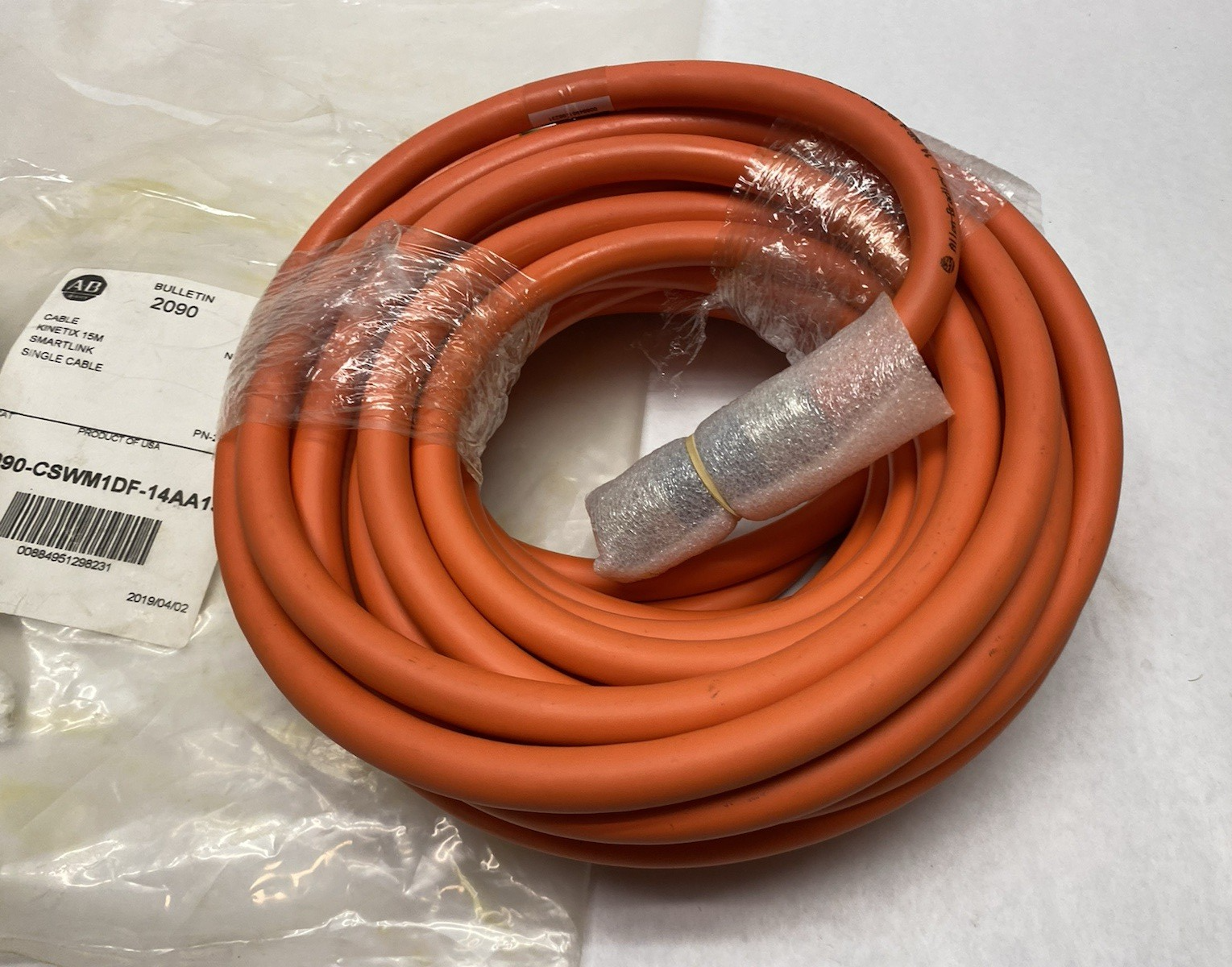 2090-CSWM1DF-14AA15 | Allen Bradley Ser. B Kinetix Smartlink Single Cable Non-Flex - New Other - Maverick Industrial Sales