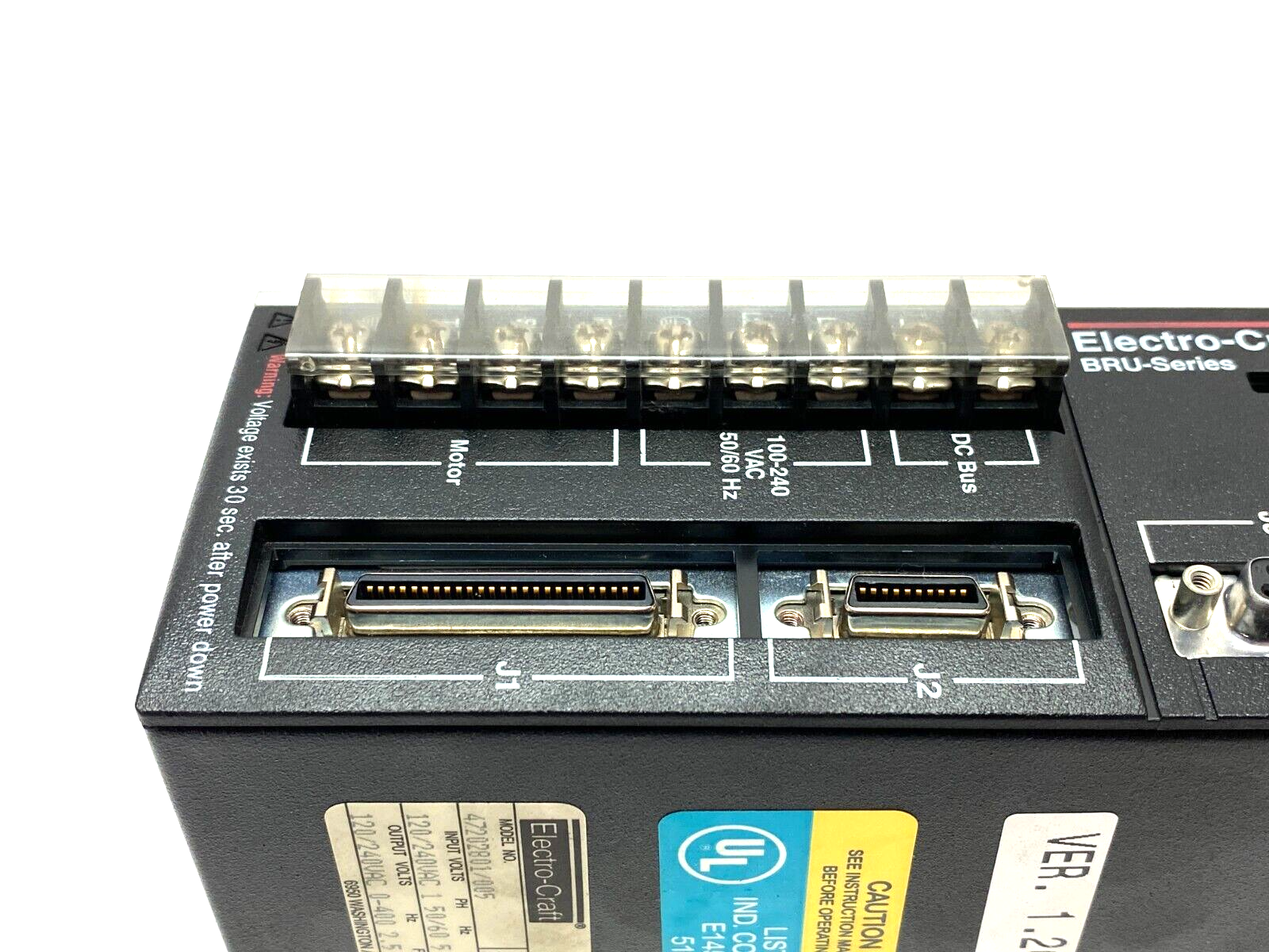 Electro-Craft 47202801/005 BRU Ser Advantage Line Servo Drive 1-Phase 9101-1564 - Maverick Industrial Sales