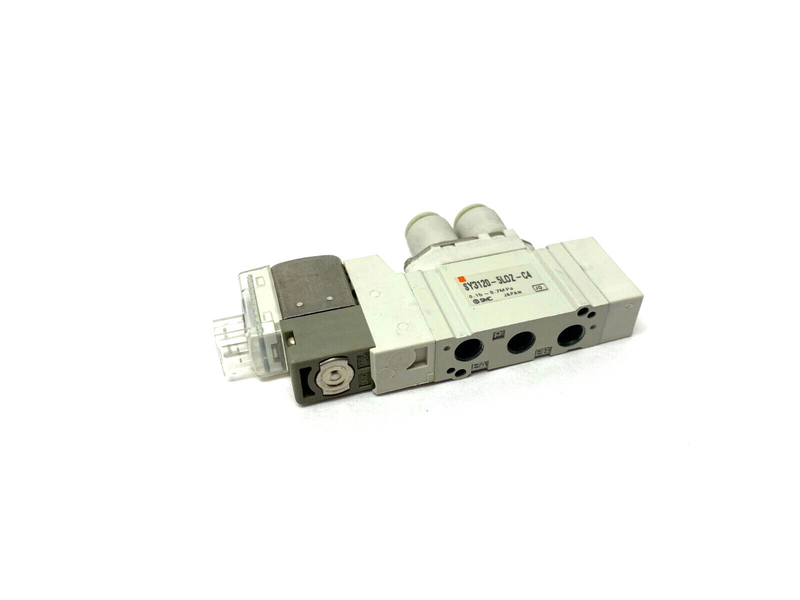 SMC SY3120-5LOZ-C4 5-Port 2-Position Solenoid Valve Plastic Tube Fittings - Maverick Industrial Sales