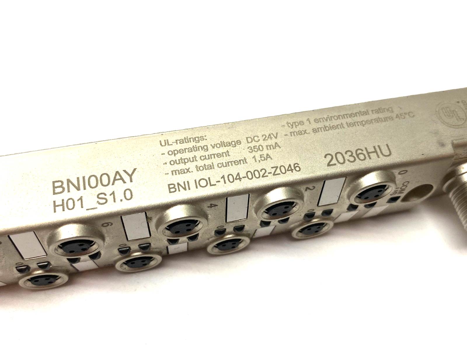 Balluff BNI00AY IO-Link Sensor Hub Module 16-Port BNI IOL-104-002-Z046 - Maverick Industrial Sales
