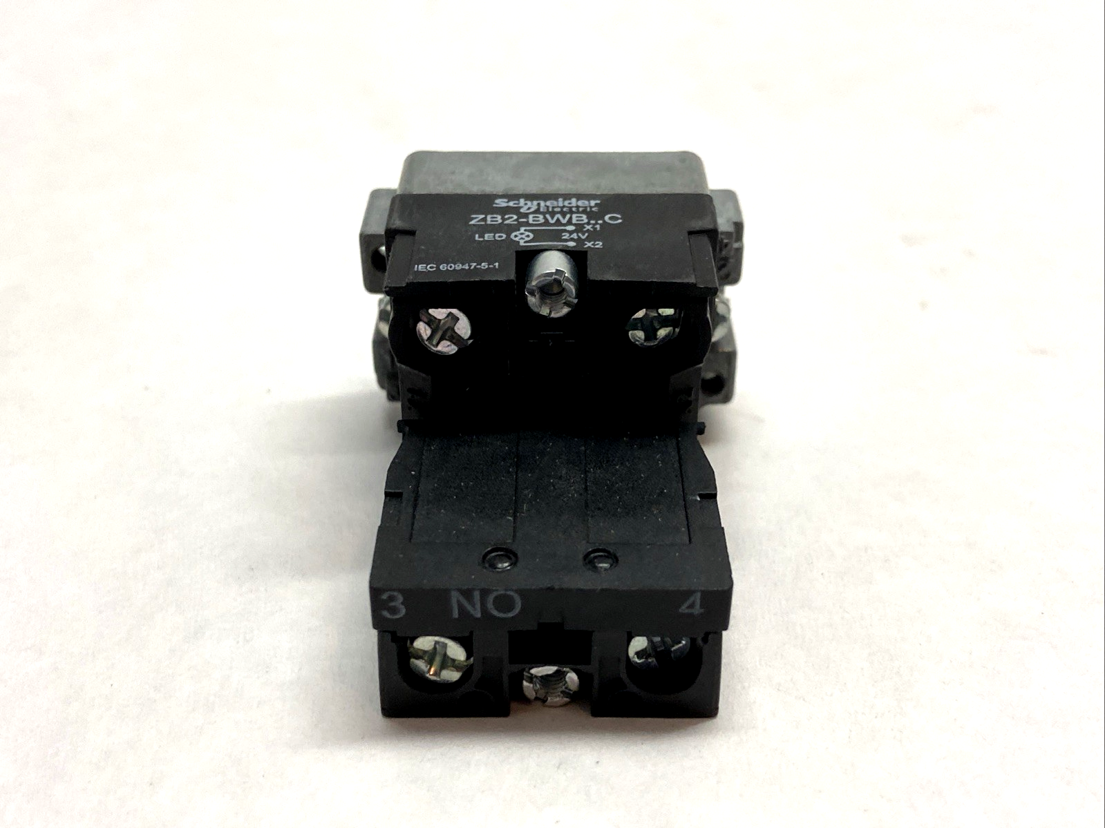 Schneider Electric ZB2BWB31C Metal Series Gushbutton Base Green LOT OF 2 - Maverick Industrial Sales