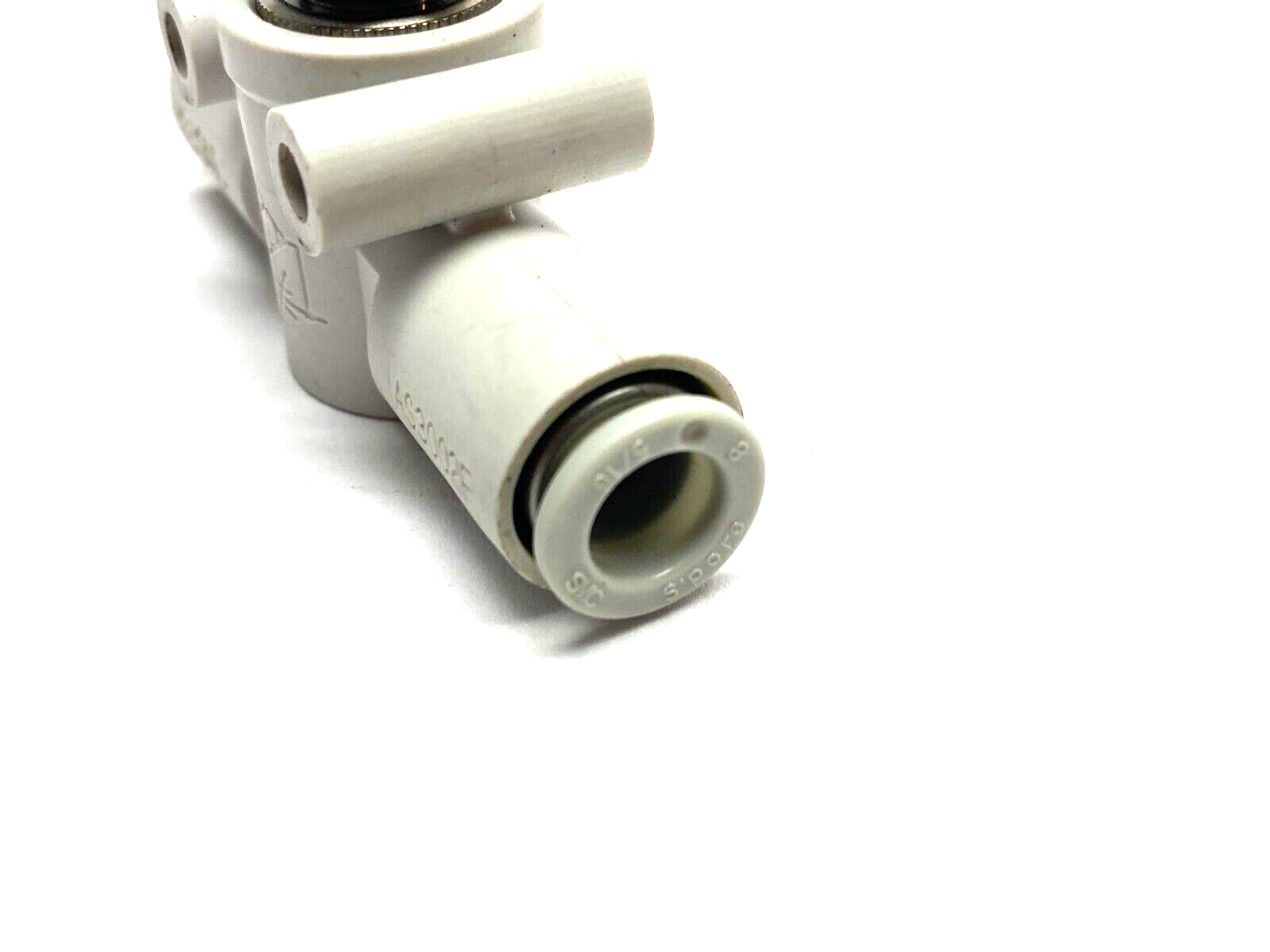 SMC AS3002F-09 Pneumatic In-Line Flow Control Valve 5/16" OD - Maverick Industrial Sales