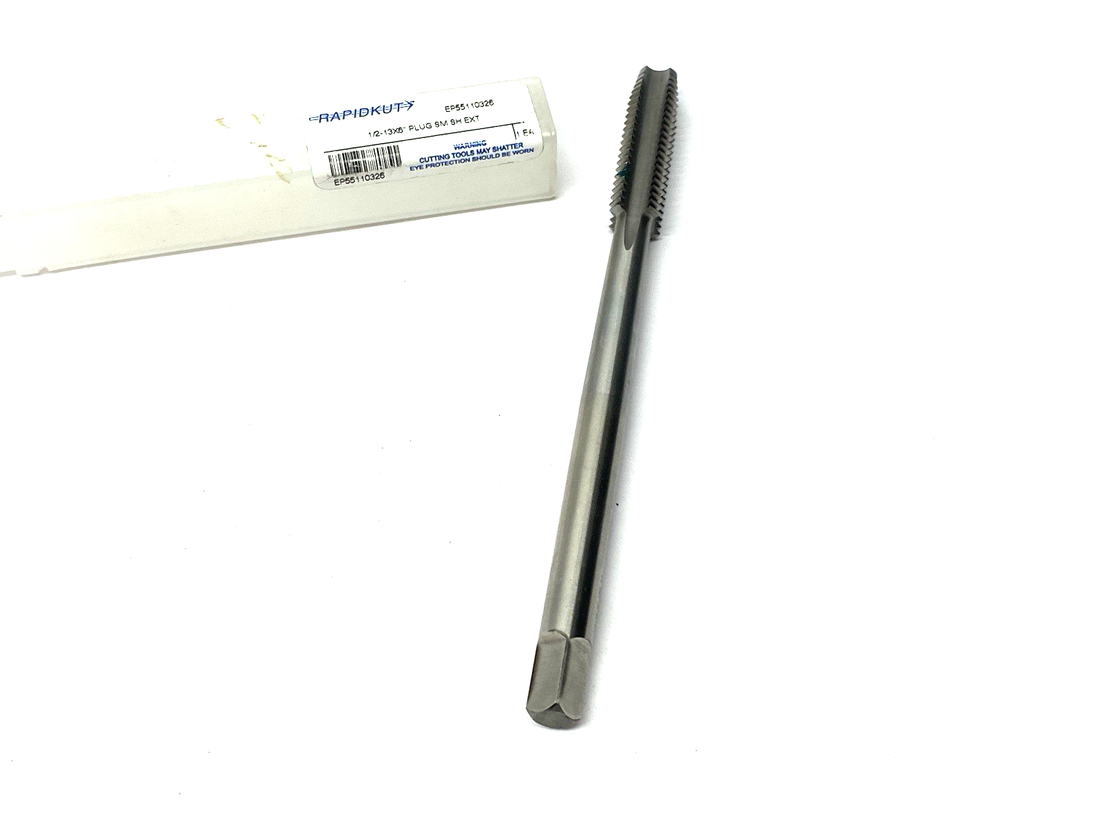 EP55110326 | Rapidkut Extension Plug Tap 1/2-13 Dia. - H3- 4 FL - Bright - HSS - New – Open box - Maverick Industrial Sales