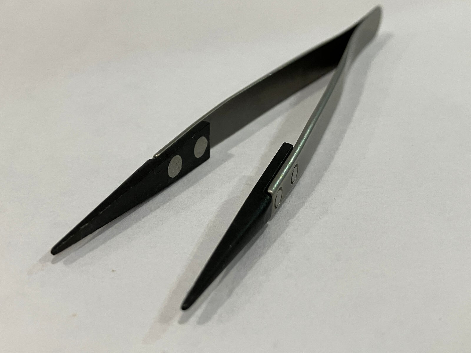 Techni-Tool 00CF Stainless Steel Tweezers Antiacid Antimagnetic - Maverick Industrial Sales