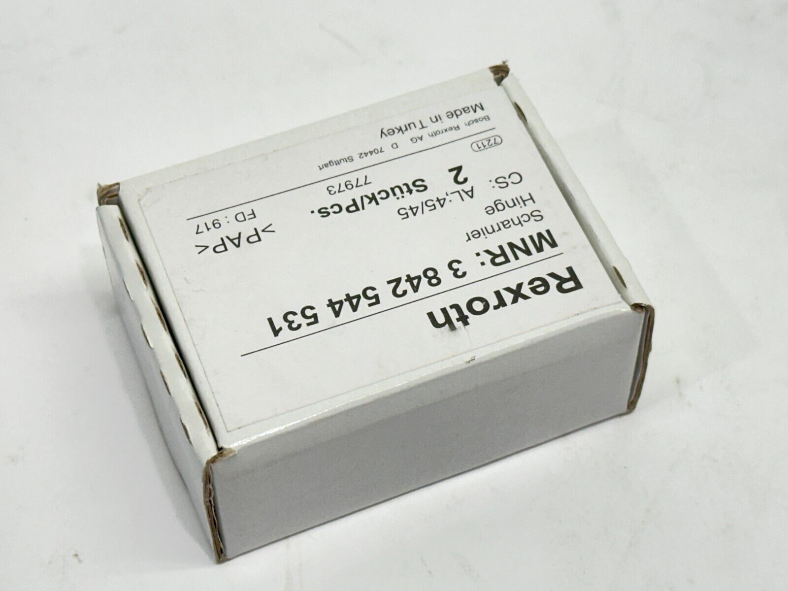 Bosch Rexroth 3842544531 Hinge AL 45/45 PKG OF 2 - Maverick Industrial Sales