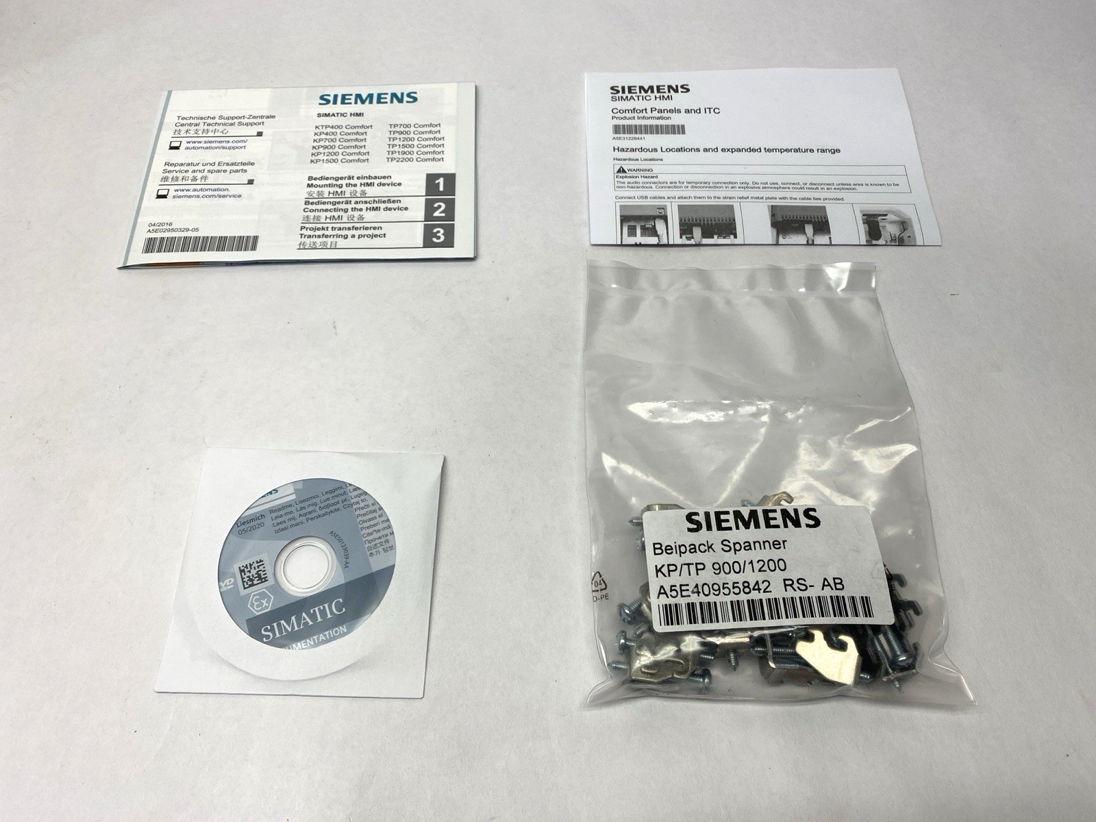 Siemens 6AV2124-0MC01-0AX0 SIMATIC HMI TP1200 Comfort Touch Panel 12" Screen - Maverick Industrial Sales