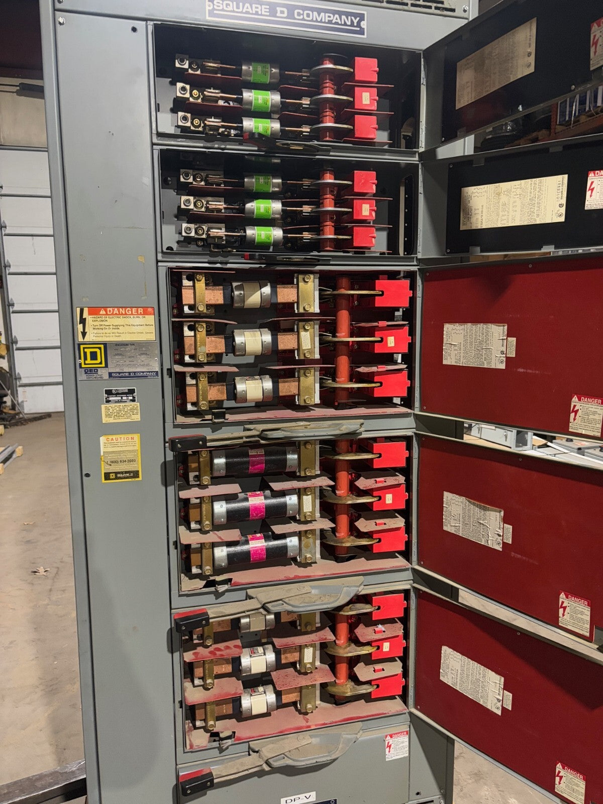 Square D QED 2 Power Style Switchboard 3000A, (3) QMB364W (3) QMB365W - Maverick Industrial Sales