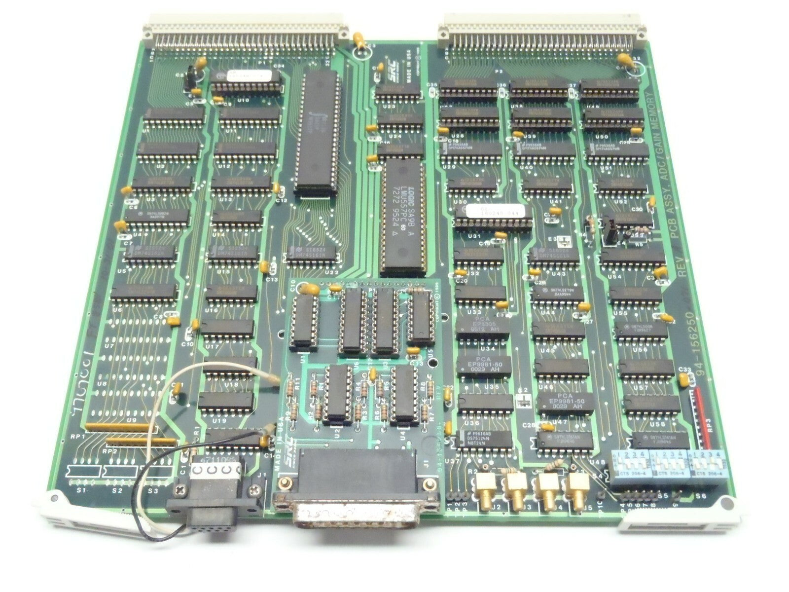 Simco Ramic SRC 94-156250-071 REV A PCB Assy ADC/Gain Memory 56-156249-001 REV 1 - Maverick Industrial Sales