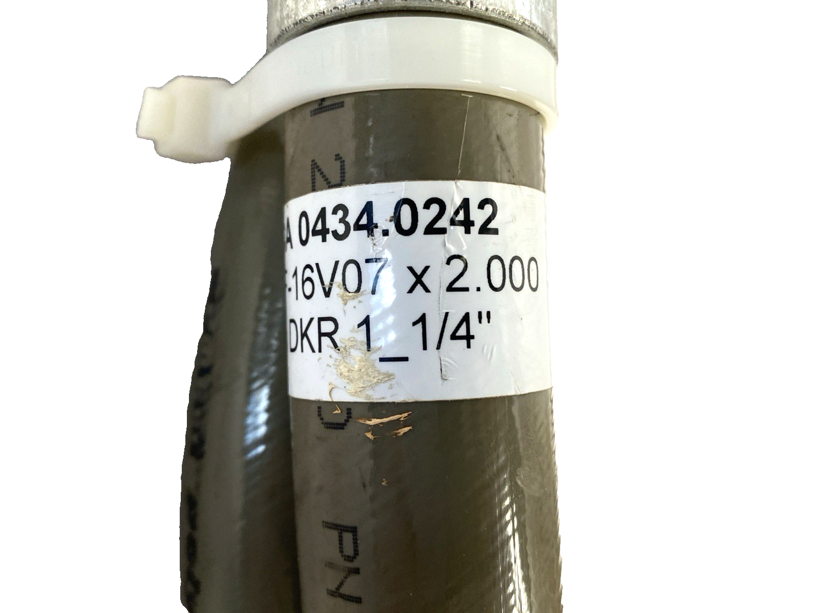 Parker 2380F-16V07 High Pressure Glue Hose 25mm ID 5' Overall Length - Maverick Industrial Sales