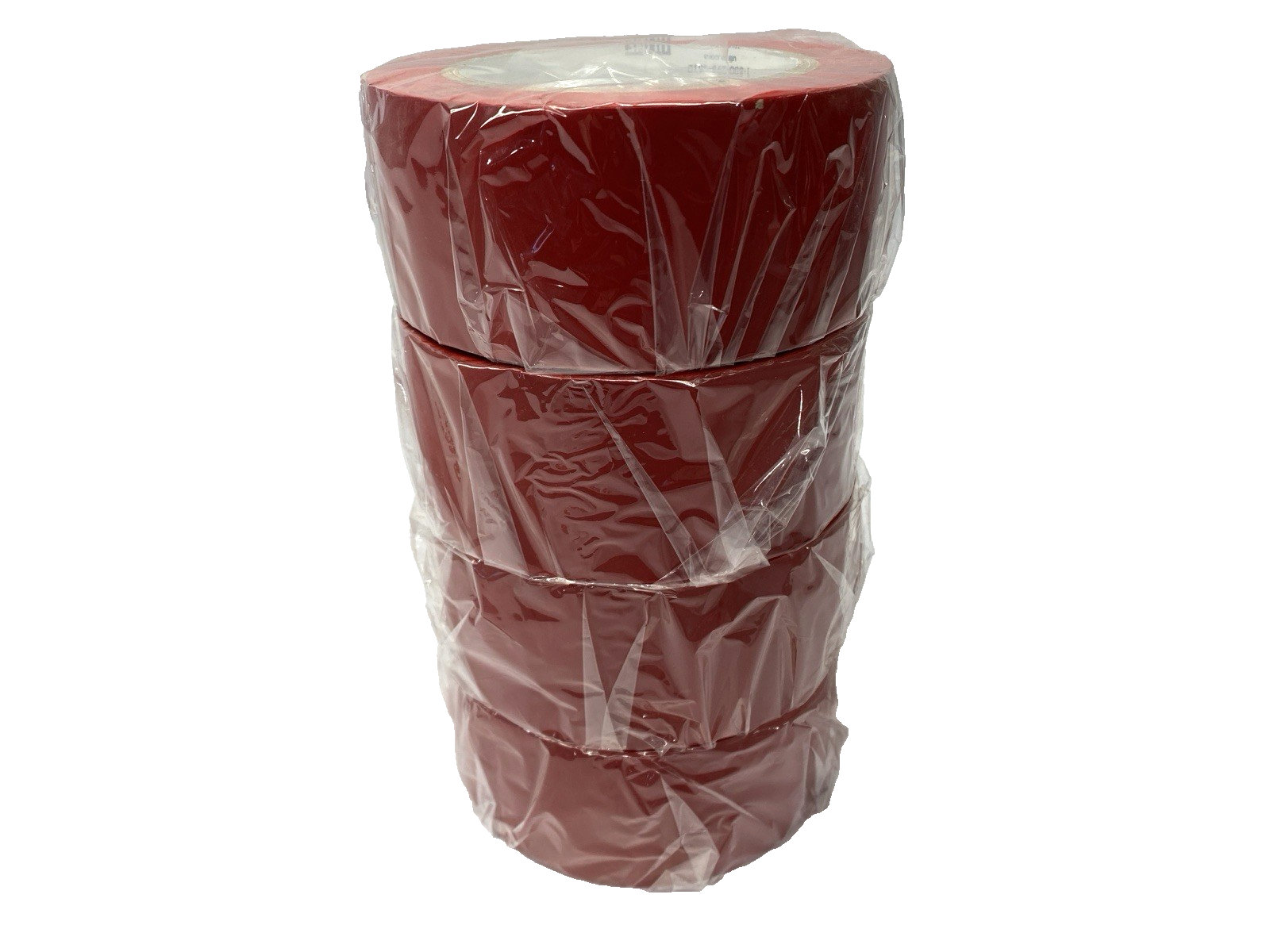 S-385 | Uline Industrial Vinyl Safety Tape Red 2" x 36 yds LOT OF 4 - New - Maverick Industrial Sales