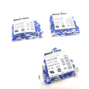 FIS1410M | Altech  Crimp Ferrule Terminals 14AWG/2.5sqmm PACK OF 100, LOT OF 3 - New